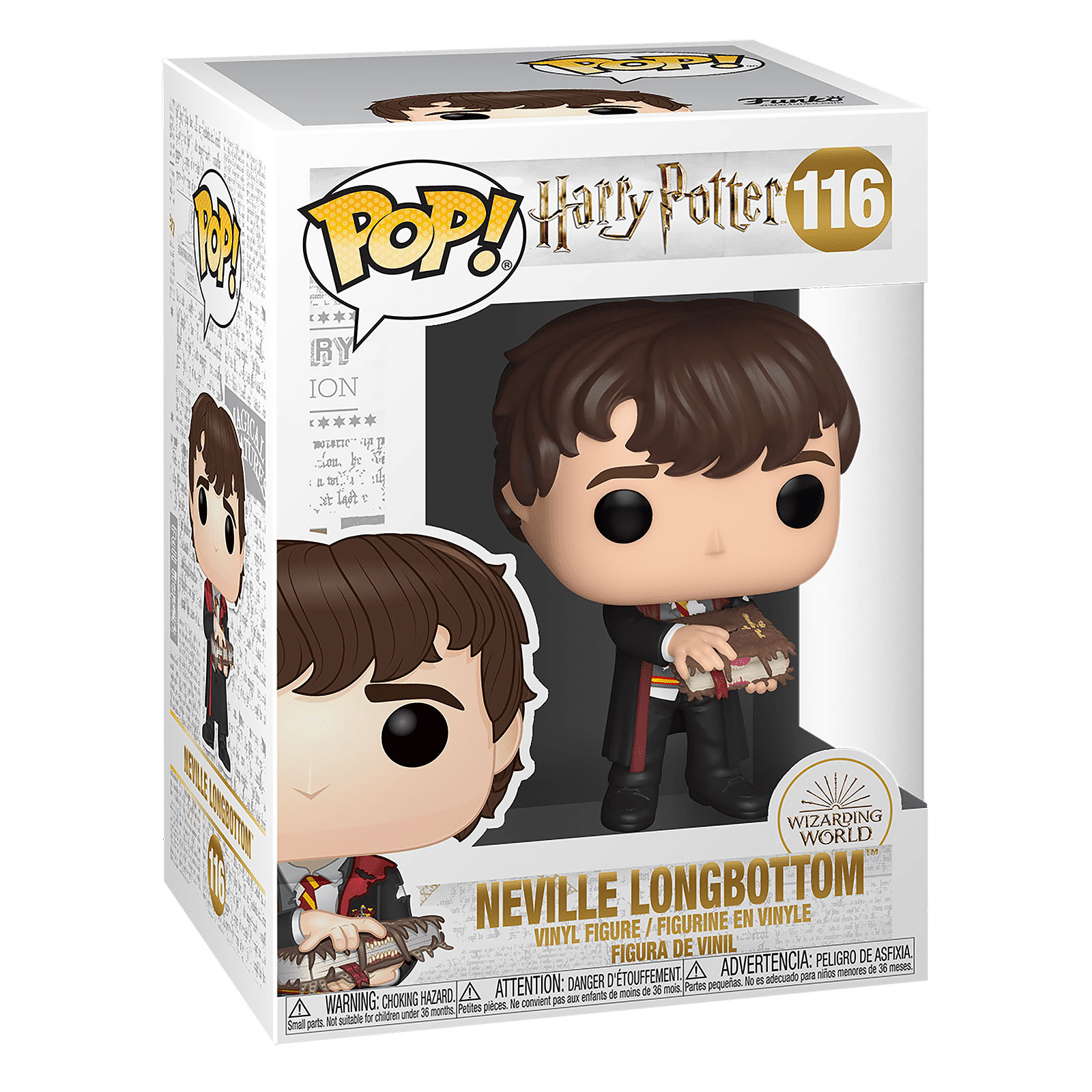 Harry Potter - Neville mit Monsterbuch Funko Pop Figur