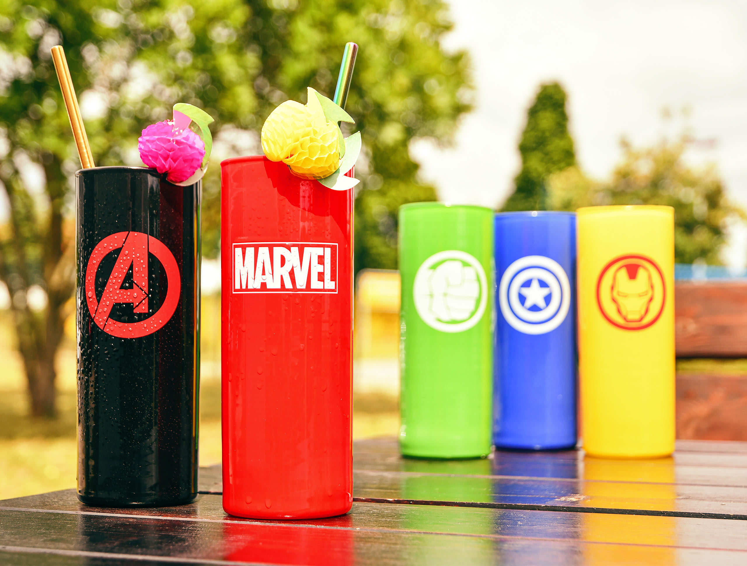 Marvel - Avengers Icons Gläserset 5-teilig