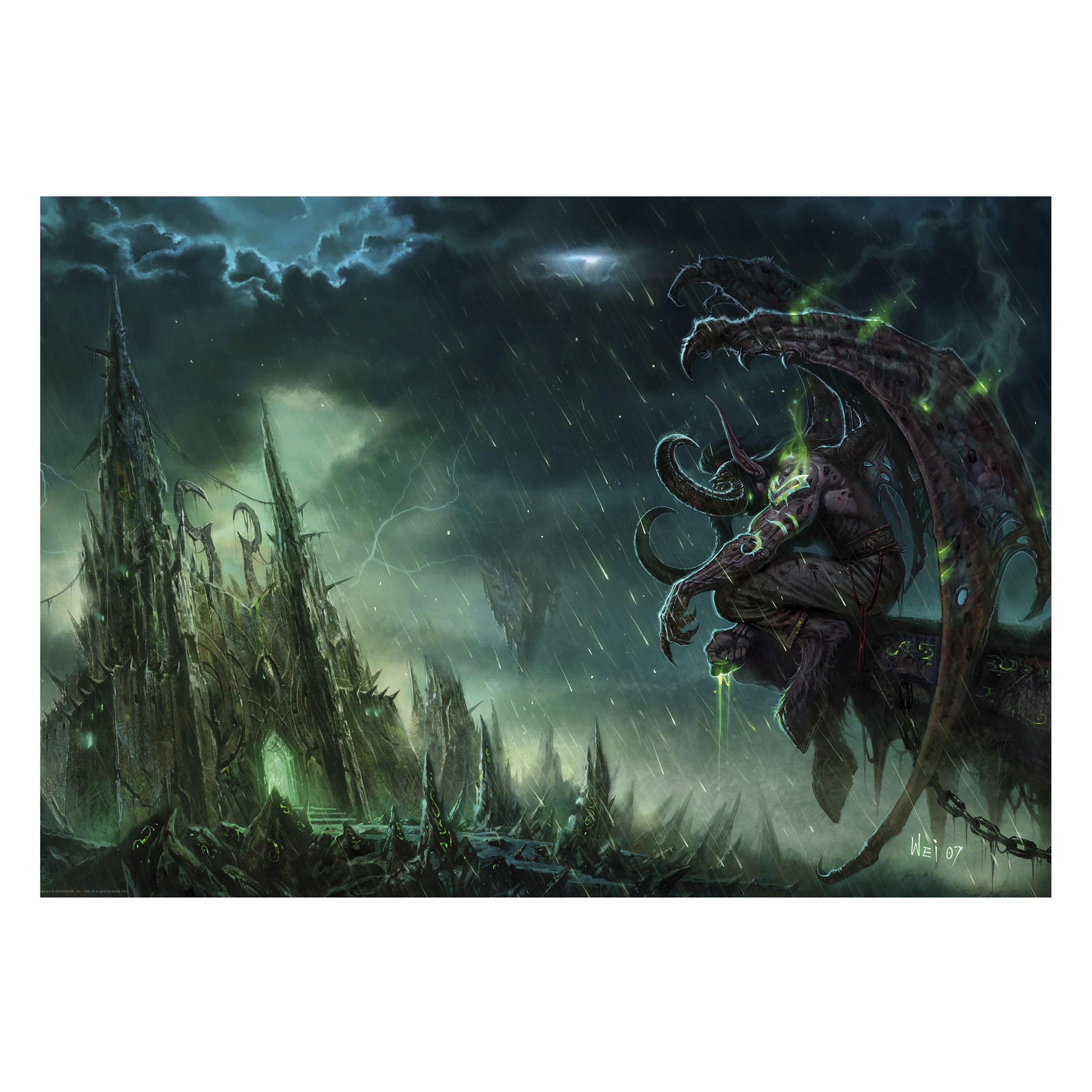 World of Warcraft - Illidan Stormrage Poster