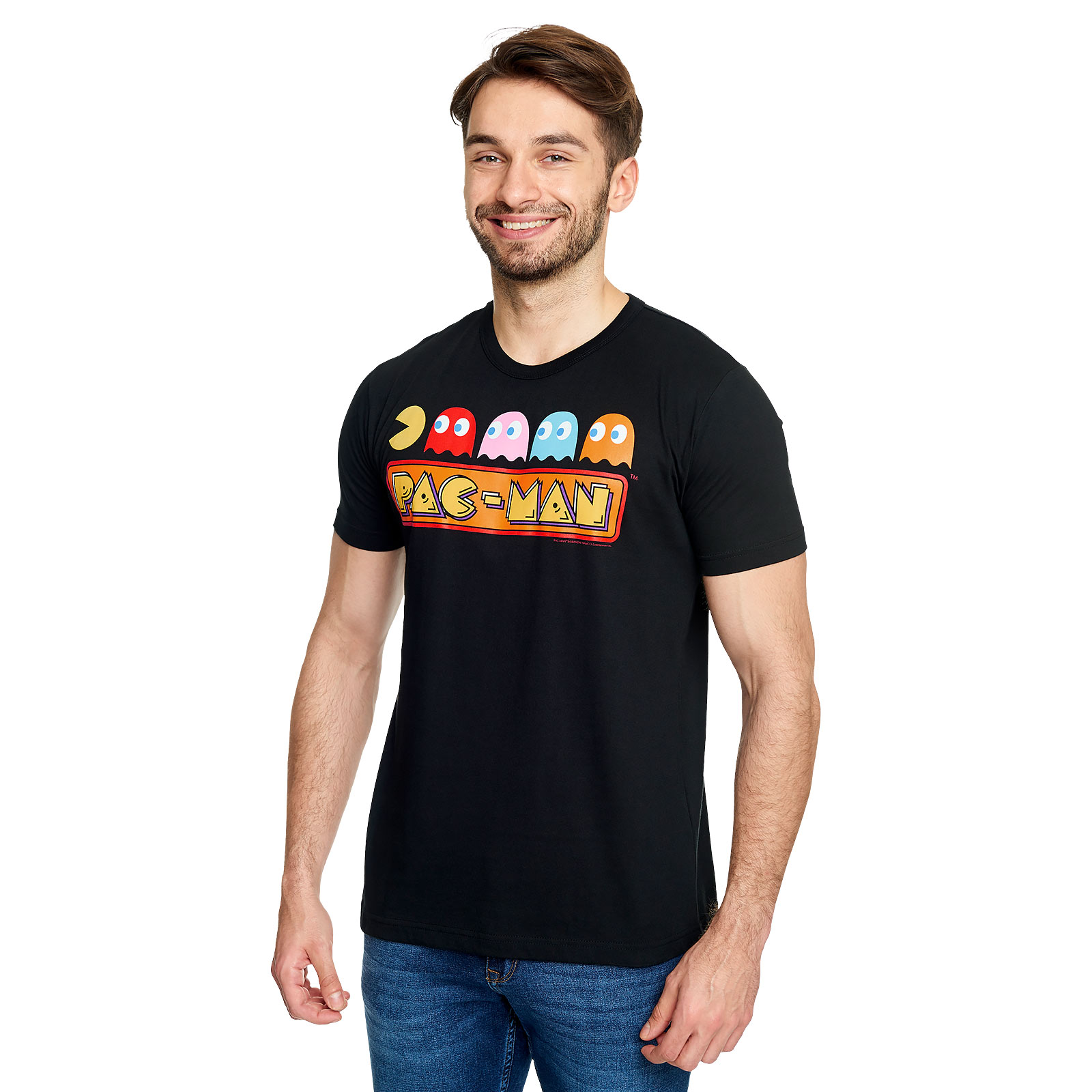 Pac-Man - Chase T-Shirt schwarz