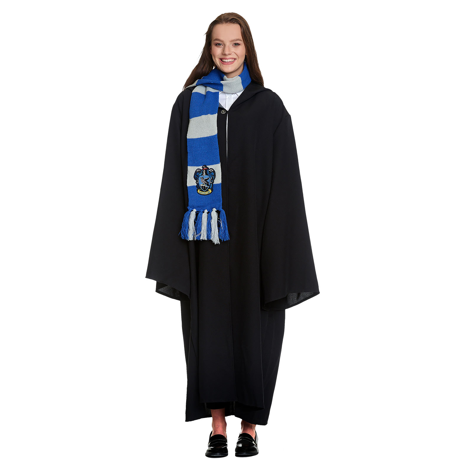 Zauberer Kostüm Robe mit Kapuze für Harry Potter Fans