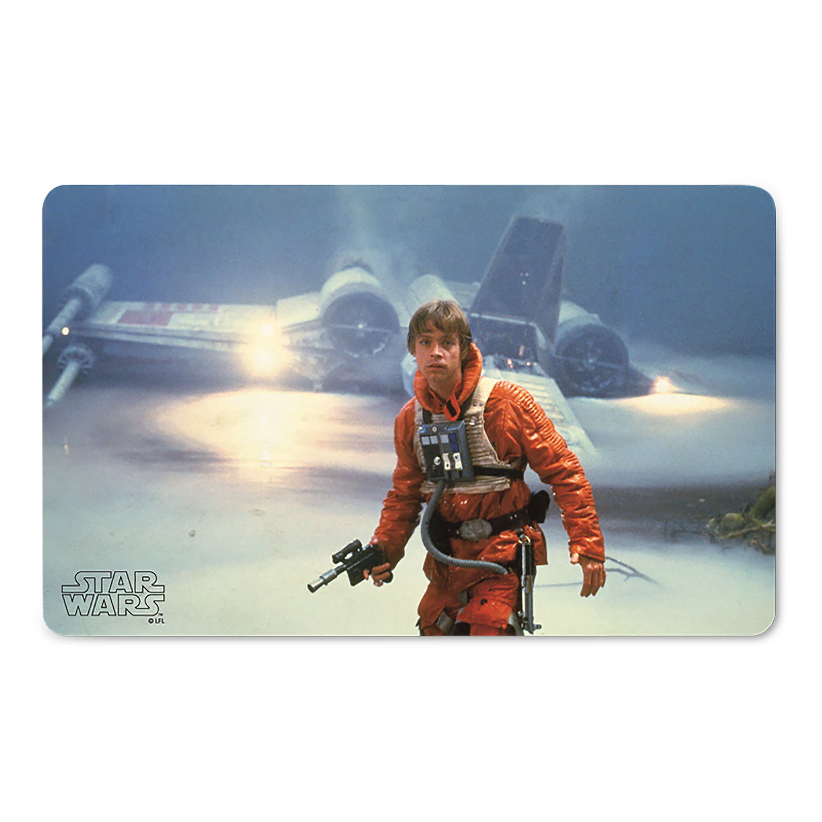 Star Wars - Luke in Front of X-Wing Frühstücksbrettchen