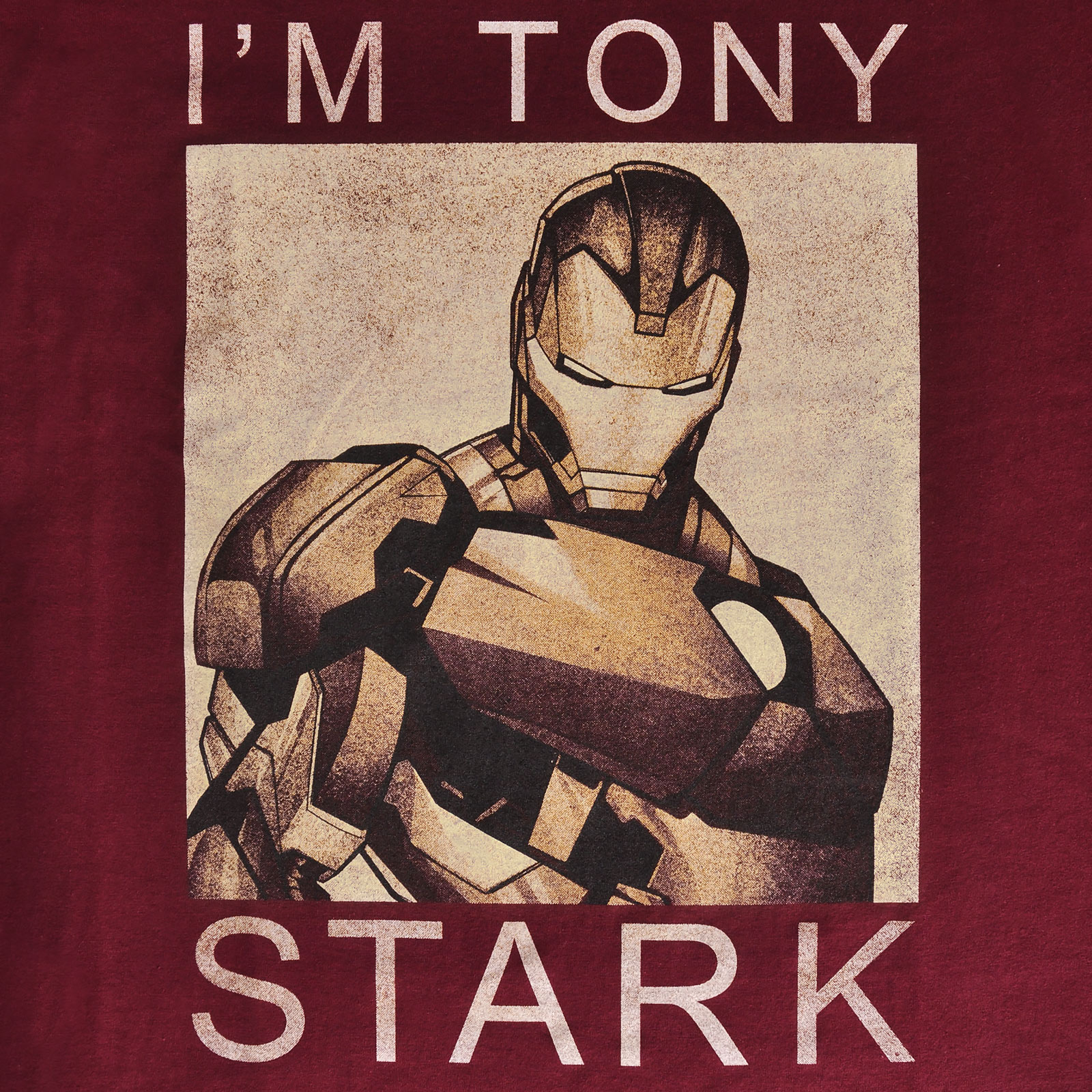 Iron Man - I'm Tony Stark T-Shirt rot