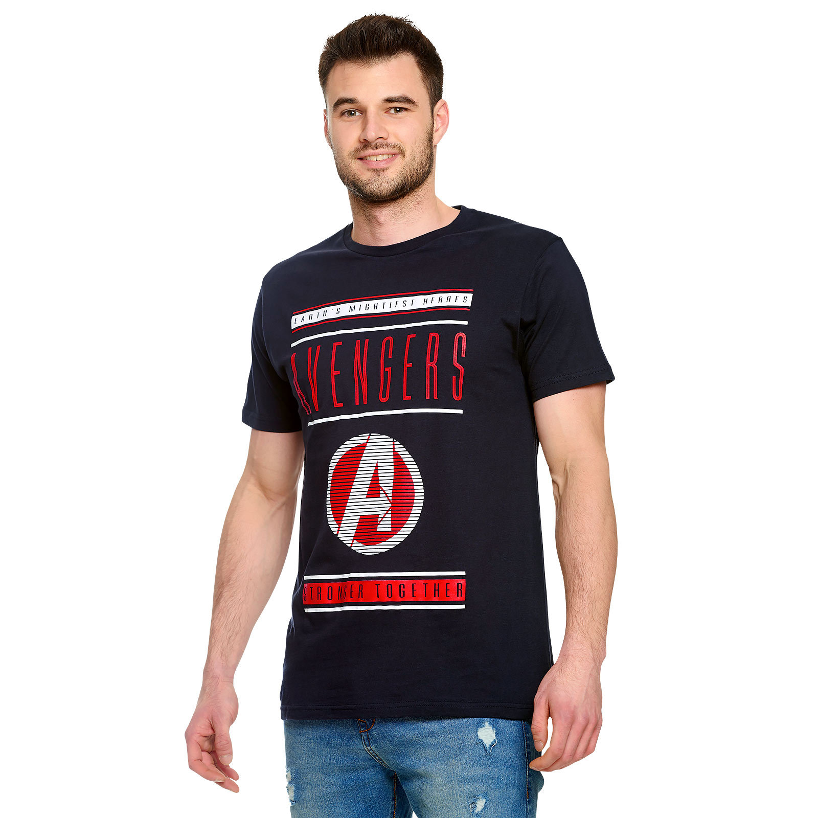 Avengers - Stronger Together T-Shirt blau
