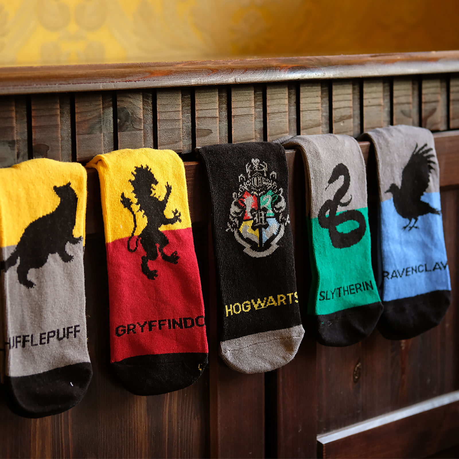 Harry Potter - Hogwarts Socken 5er Set