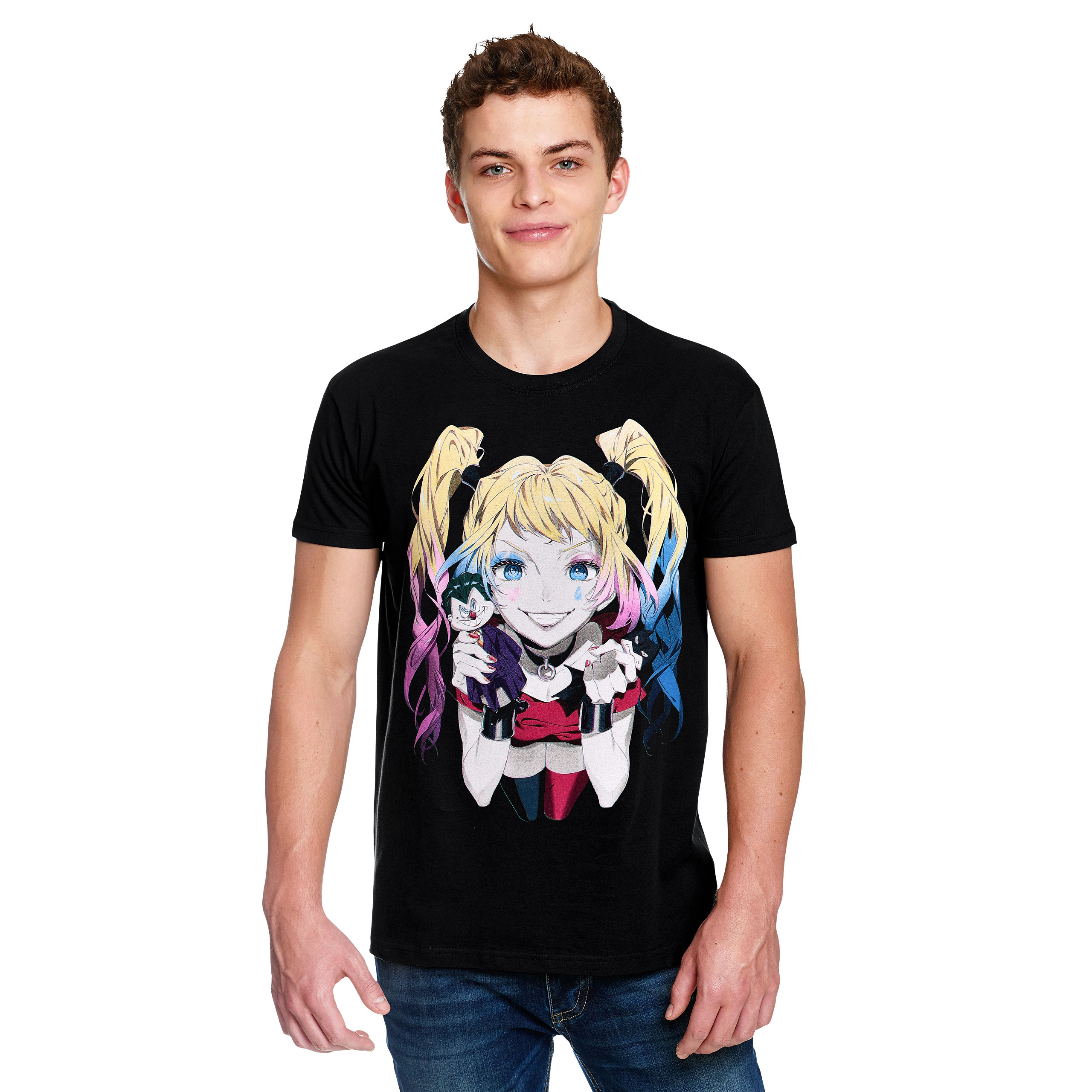 Harley Quinn - Puppets T-Shirt schwarz