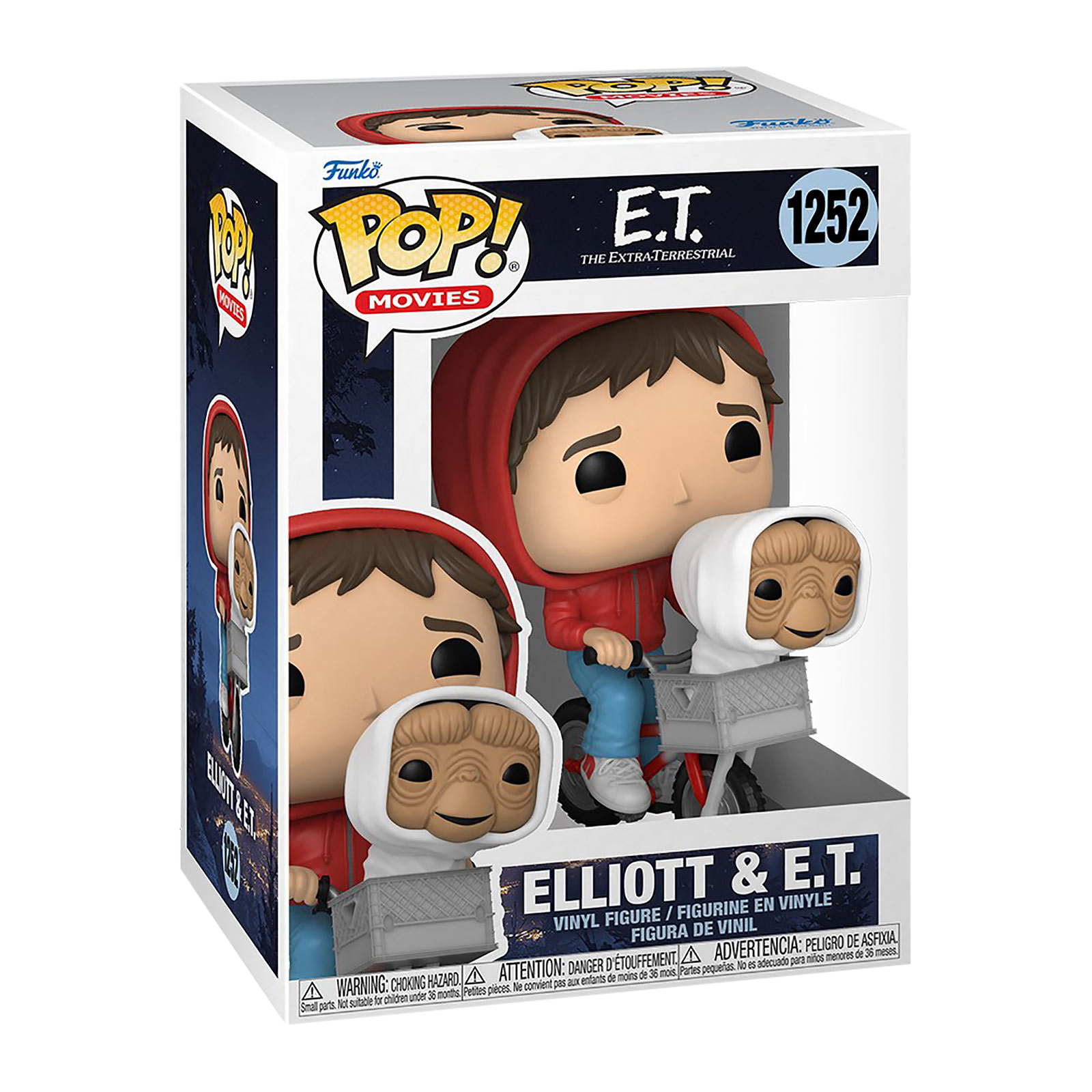 E.T. - Elliott mit Fahrrad Funko Pop Figur