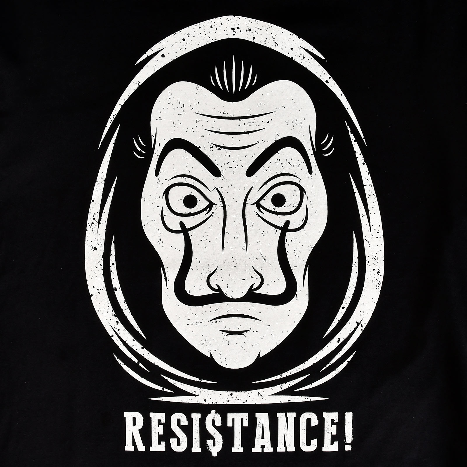 Resistance T-Shirt für Haus des Geldes Fans schwarz