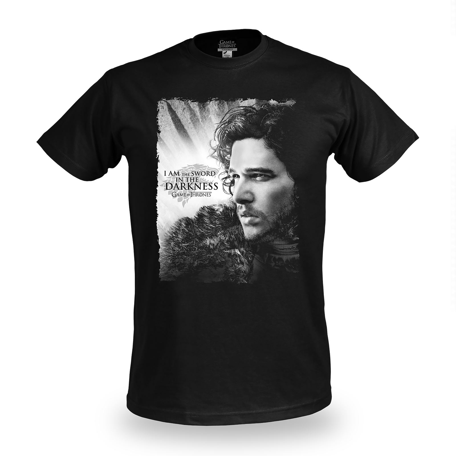 Game of Thrones - Jon Snow Sword in Darkness T-Shirt schwarz