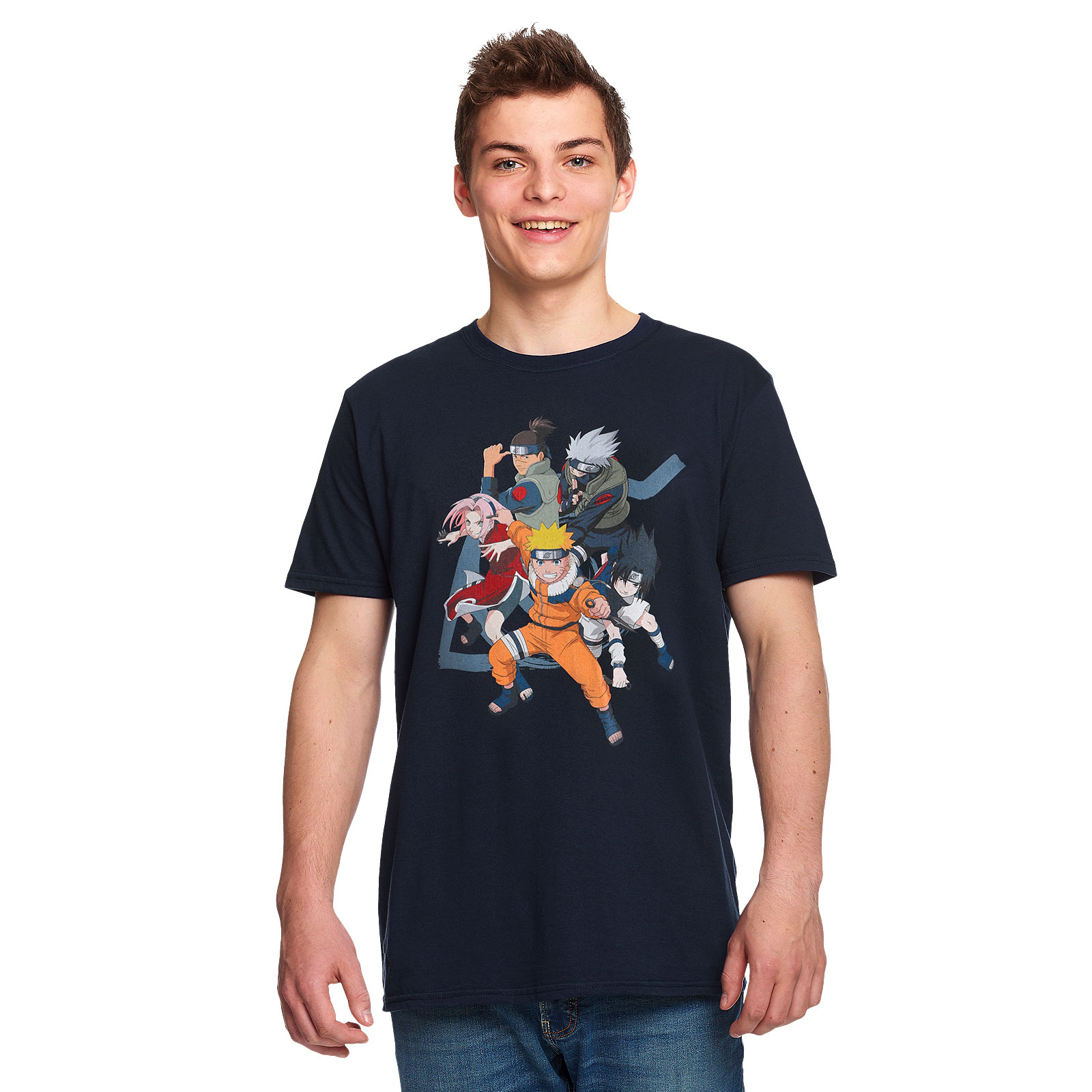 Naruto - Konoha Team T-Shirt blau