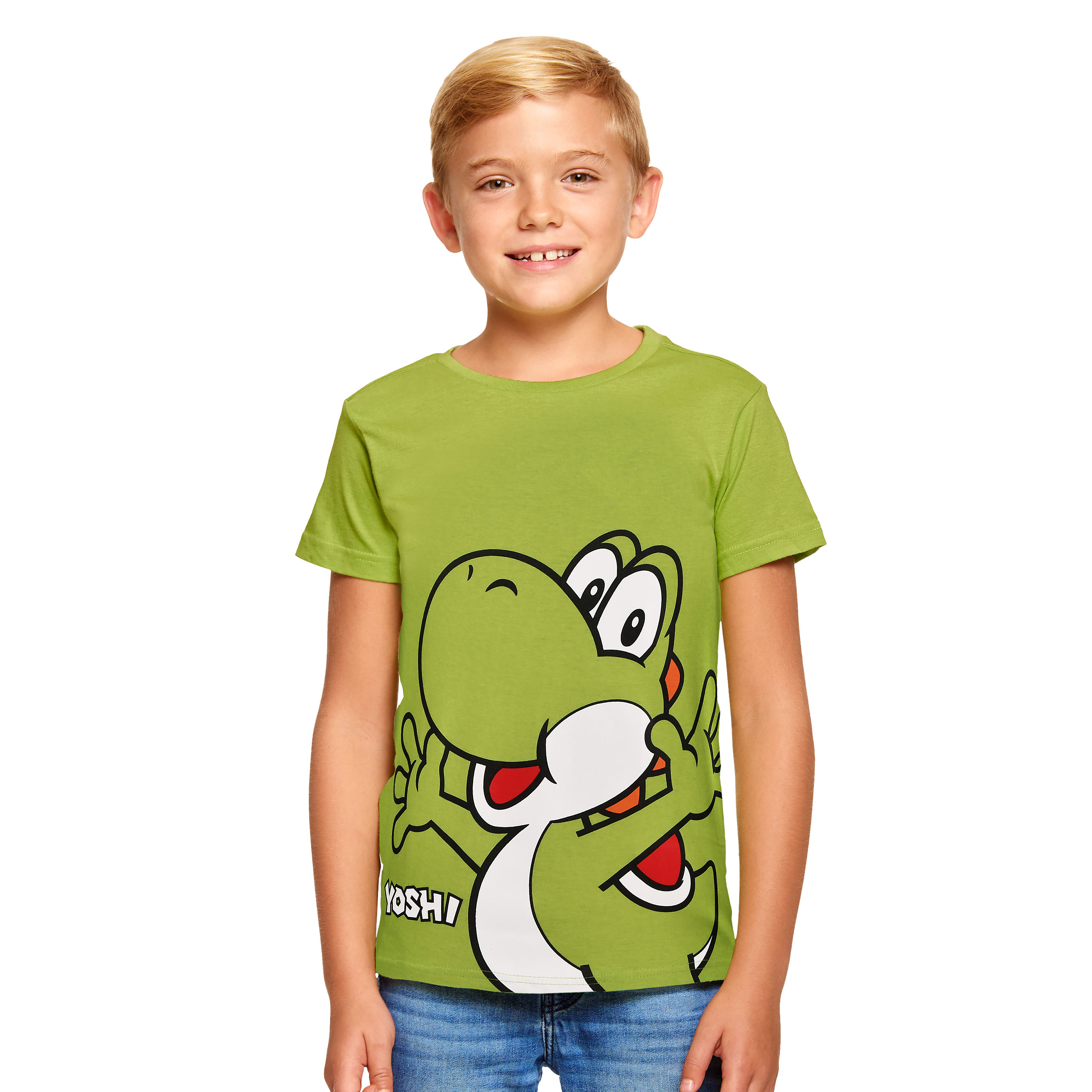 Super Mario - Yoshi T-Shirt Kinder grün