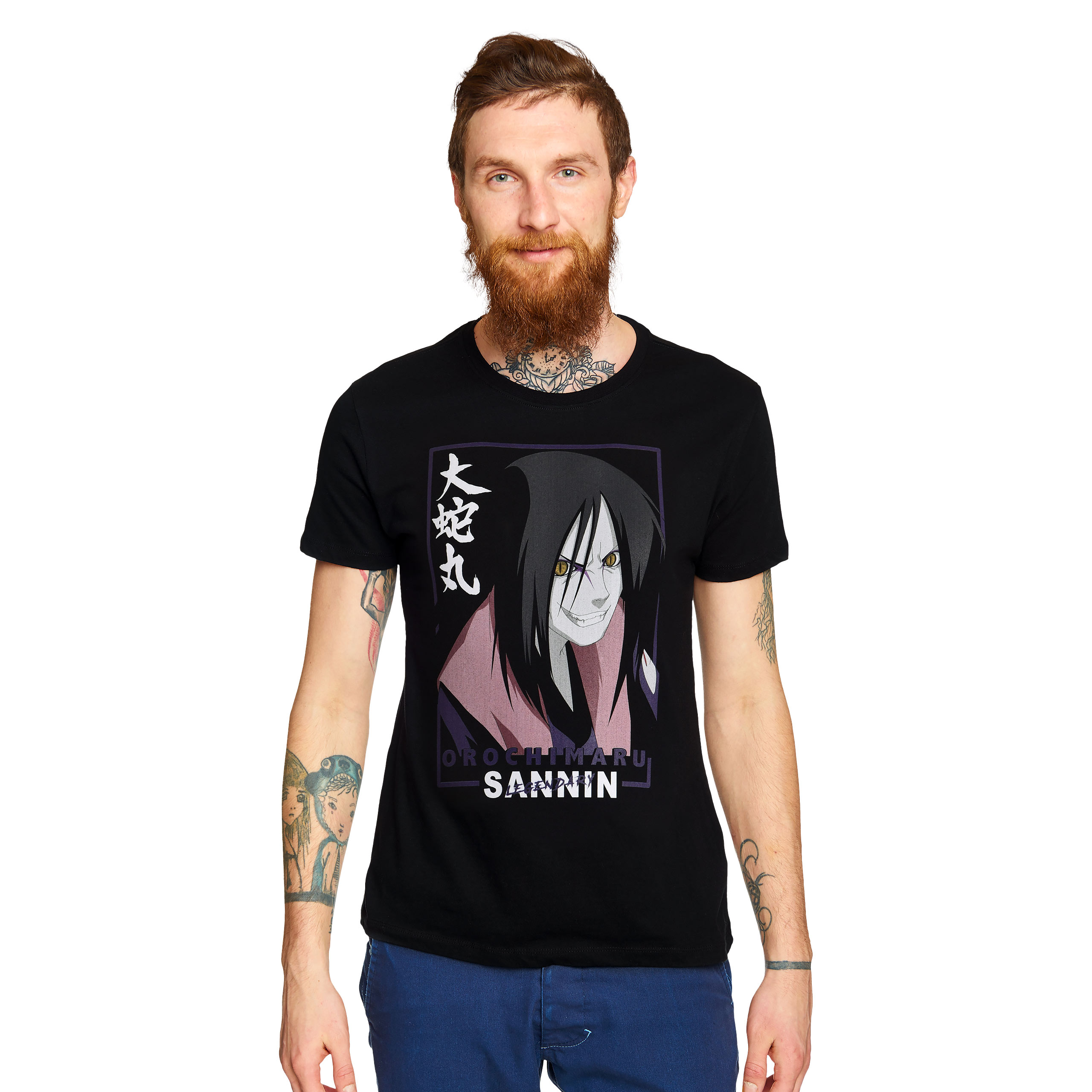 Naruto - Orochimaru T-Shirt schwarz