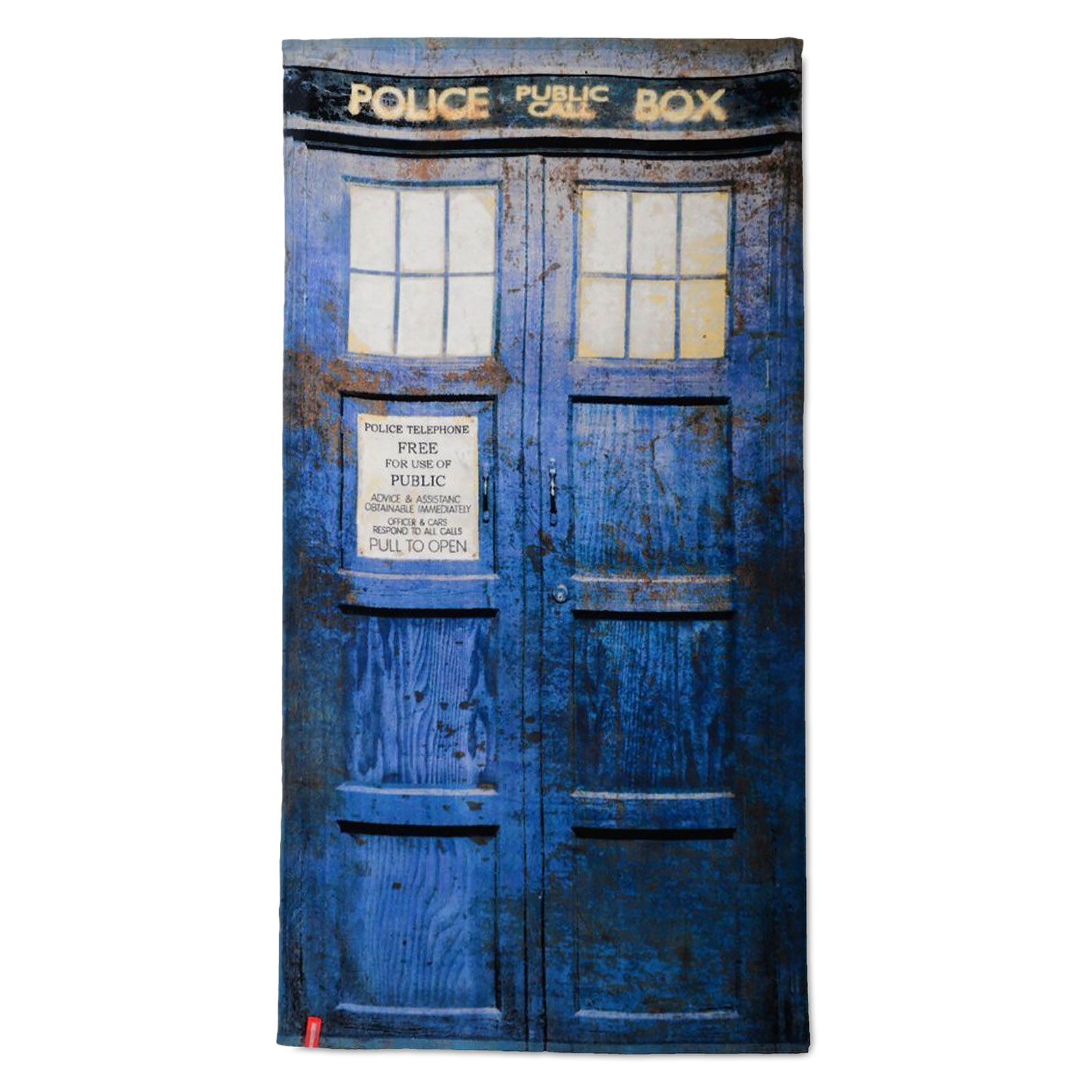Doctor Who - Distressed Tardis Badetuch
