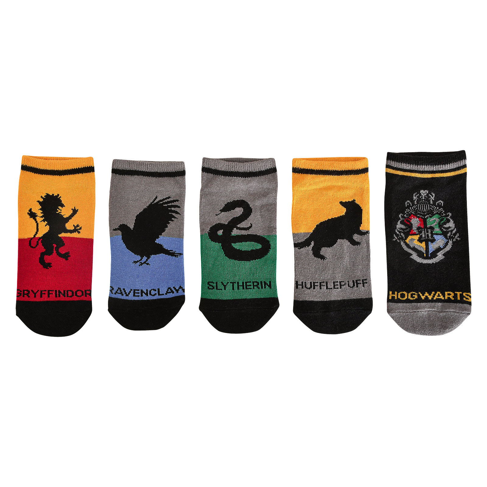 Harry Potter - Hogwarts Socken 5er Set