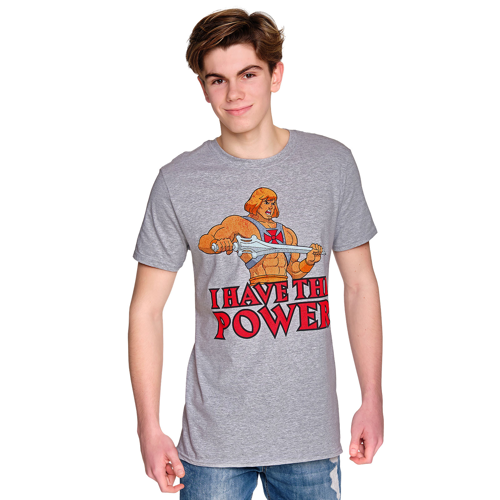 Masters of the Universe - He-Man Power T-Shirt grau