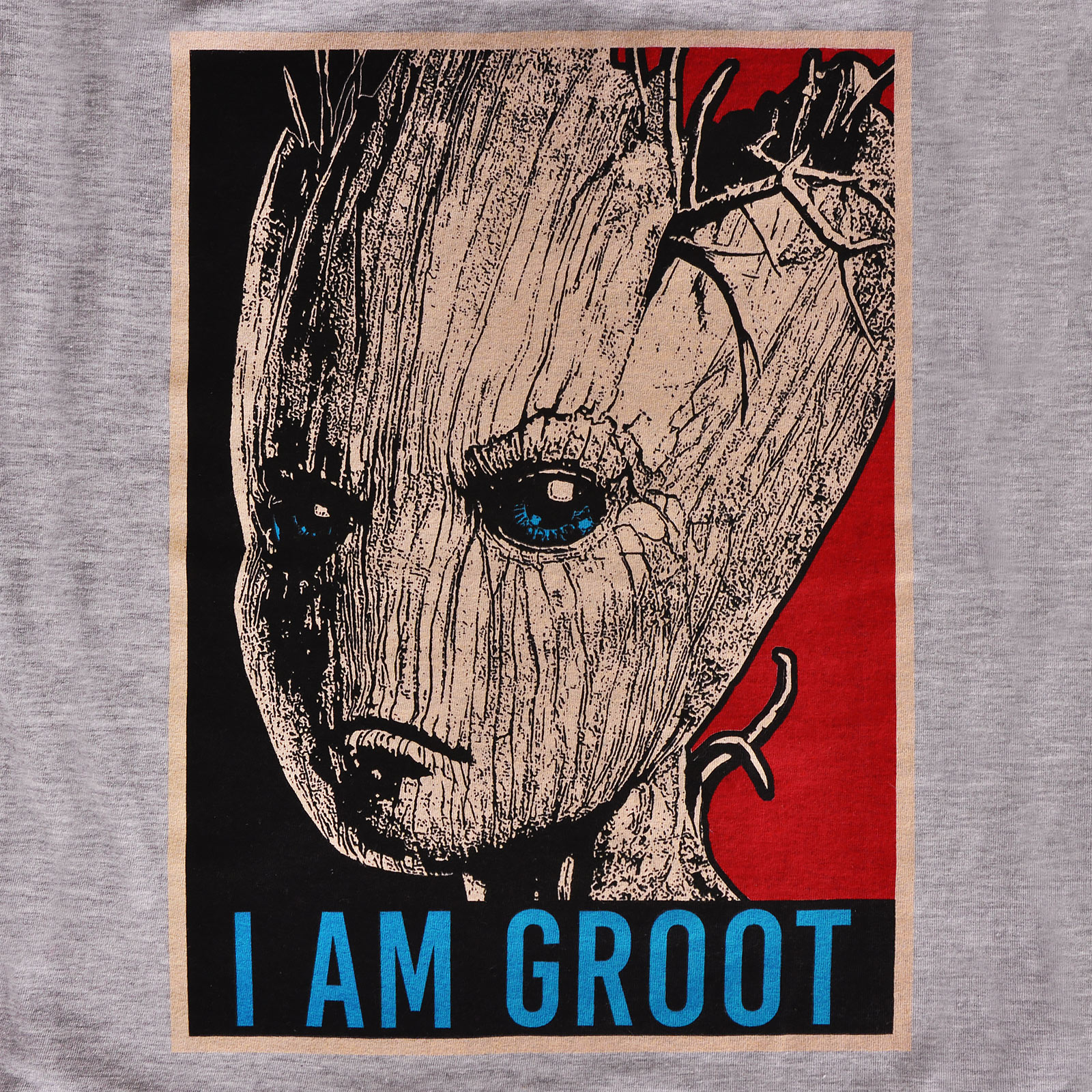 Guardians of the Galaxy - I Am Groot T-Shirt Damen grau