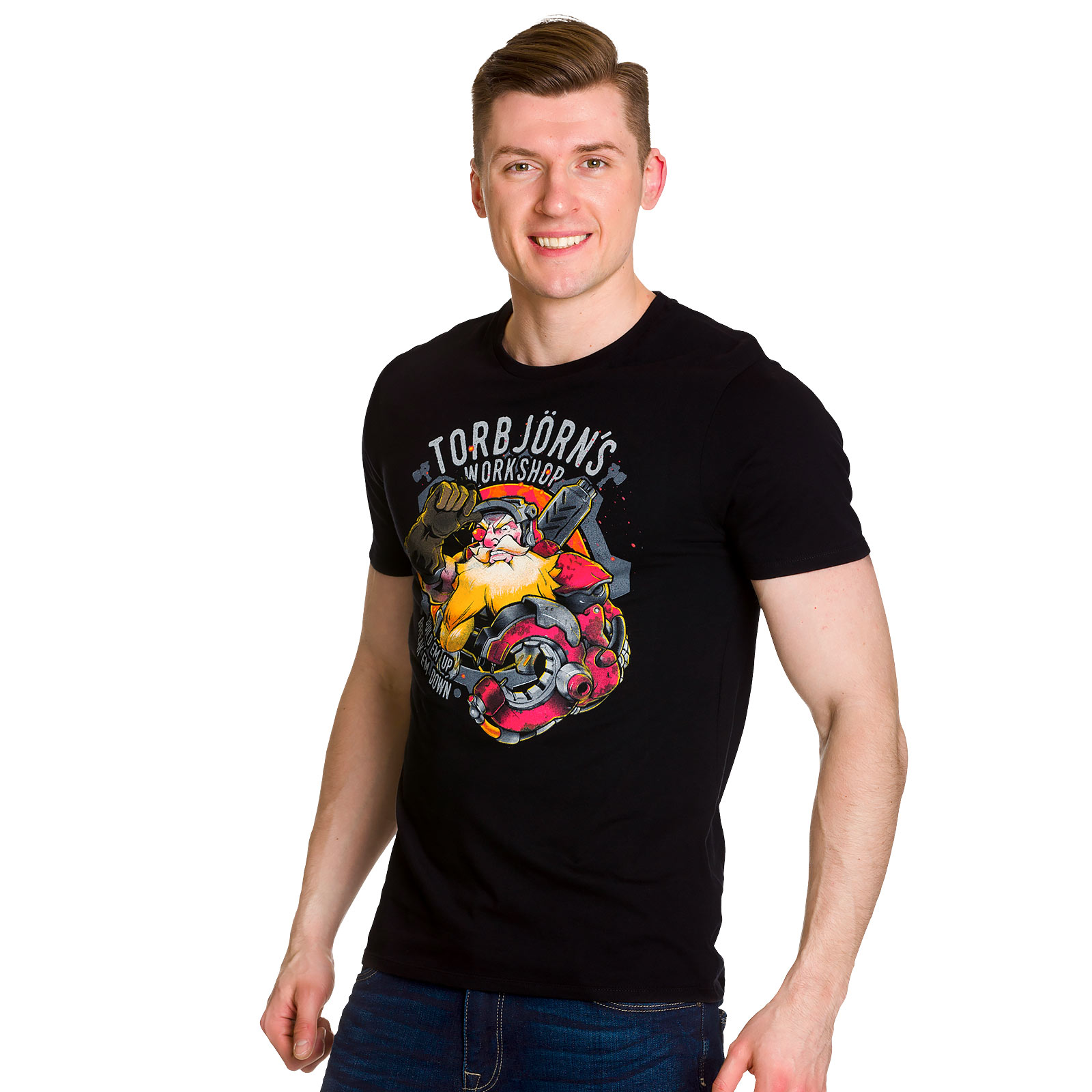 Overwatch - Torbjörns Workshop T-Shirt schwarz
