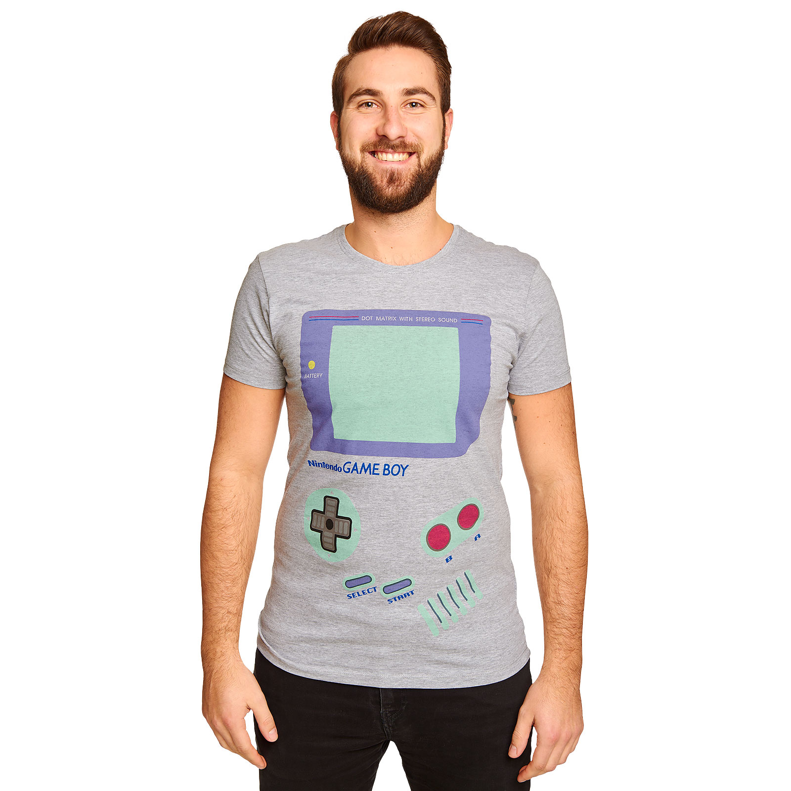 Nintendo - Game Boy T-Shirt grau