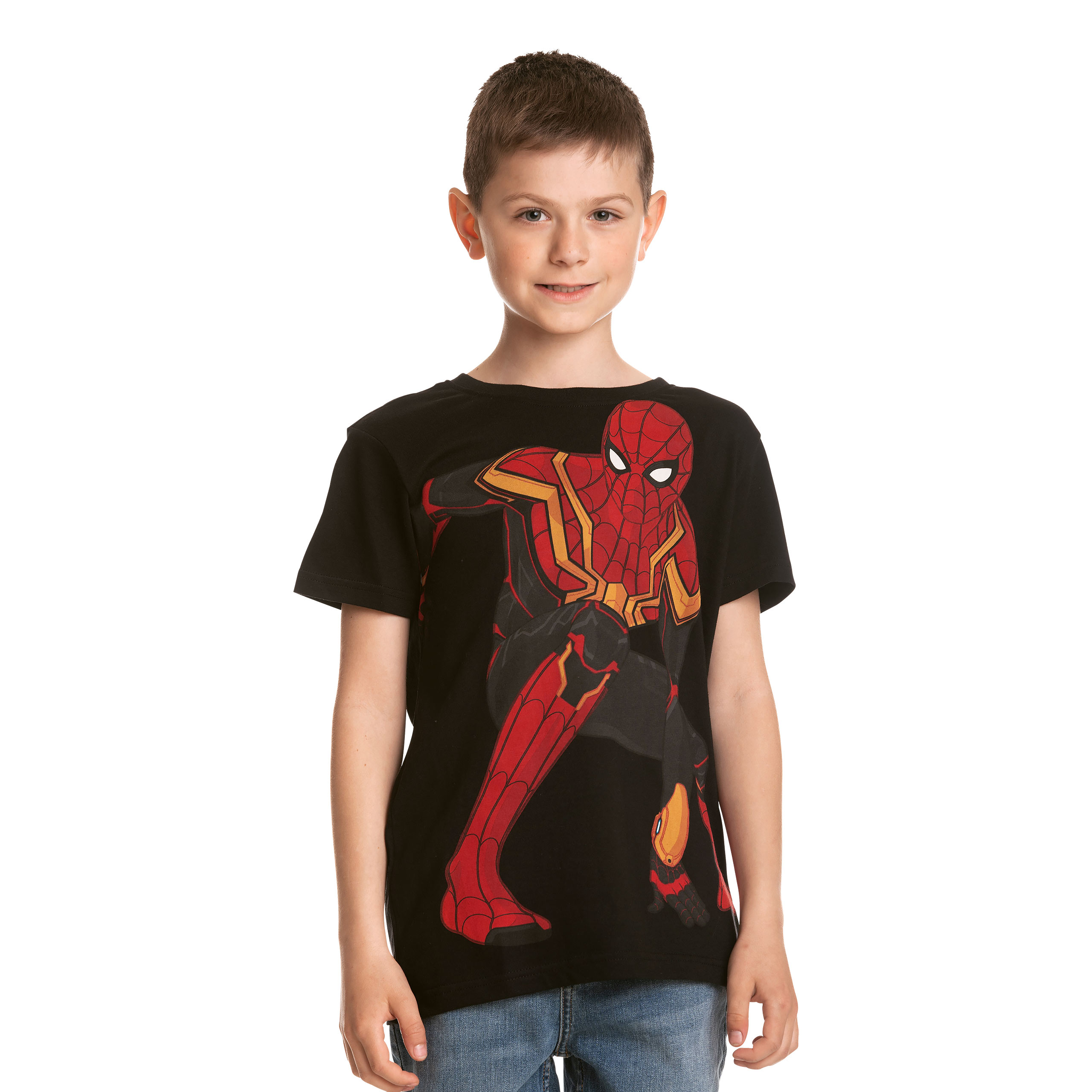 Spider-Man - Spidey Pose T-Shirt Kinder schwarz