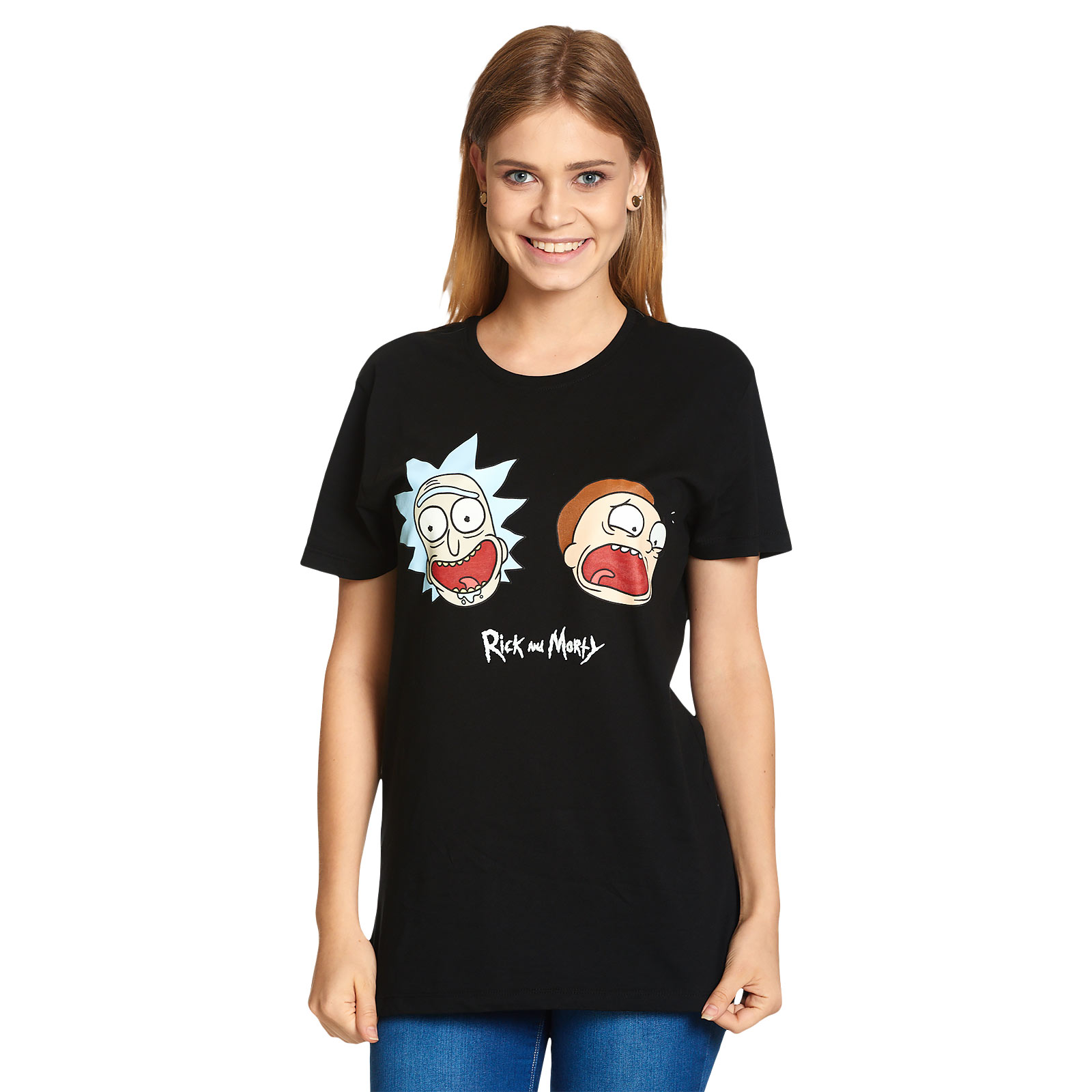 Rick and Morty - Crazy Faces Glow in the Dark T-Shirt