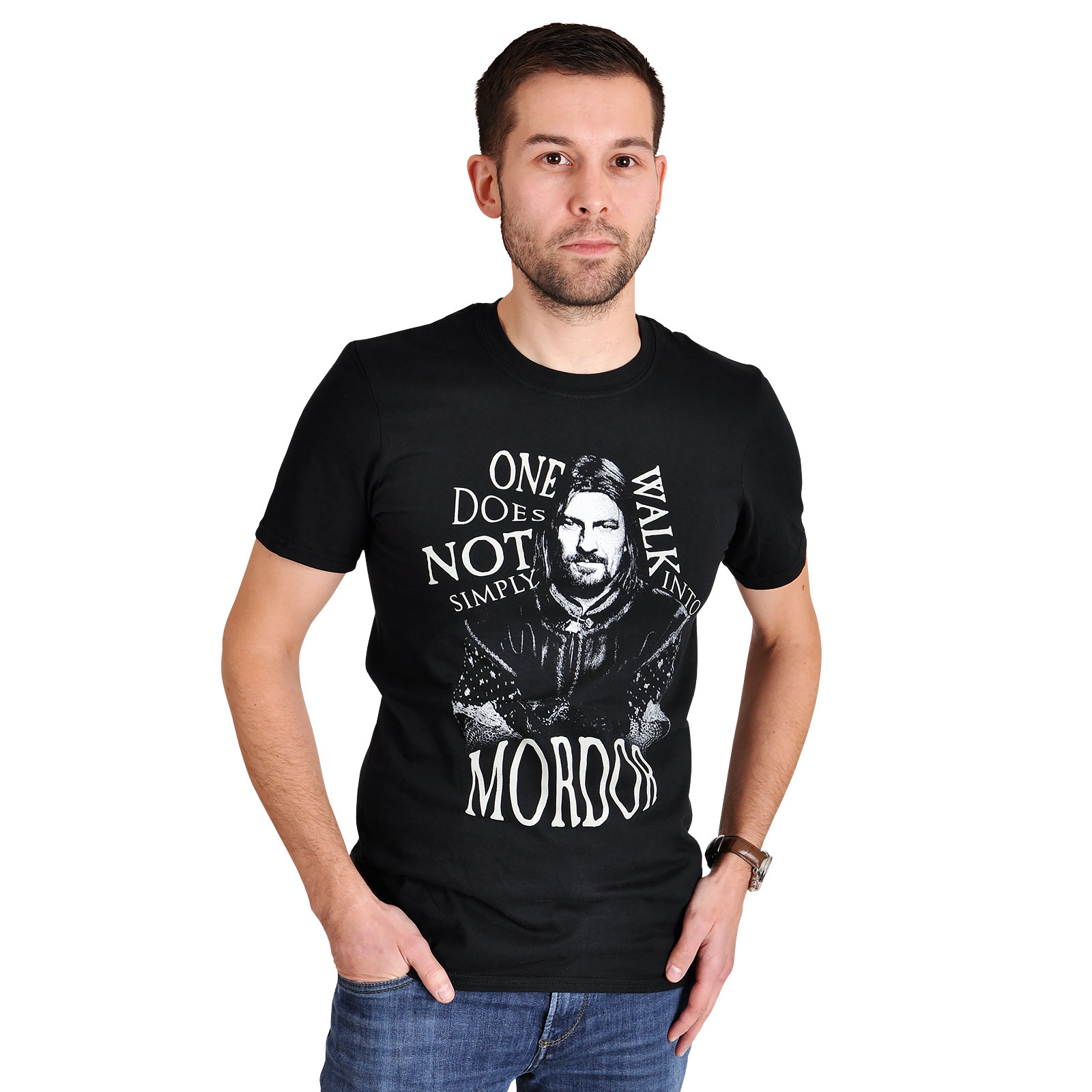 Herr der Ringe - Boromir Walk into Mordor T-Shirt schwarz