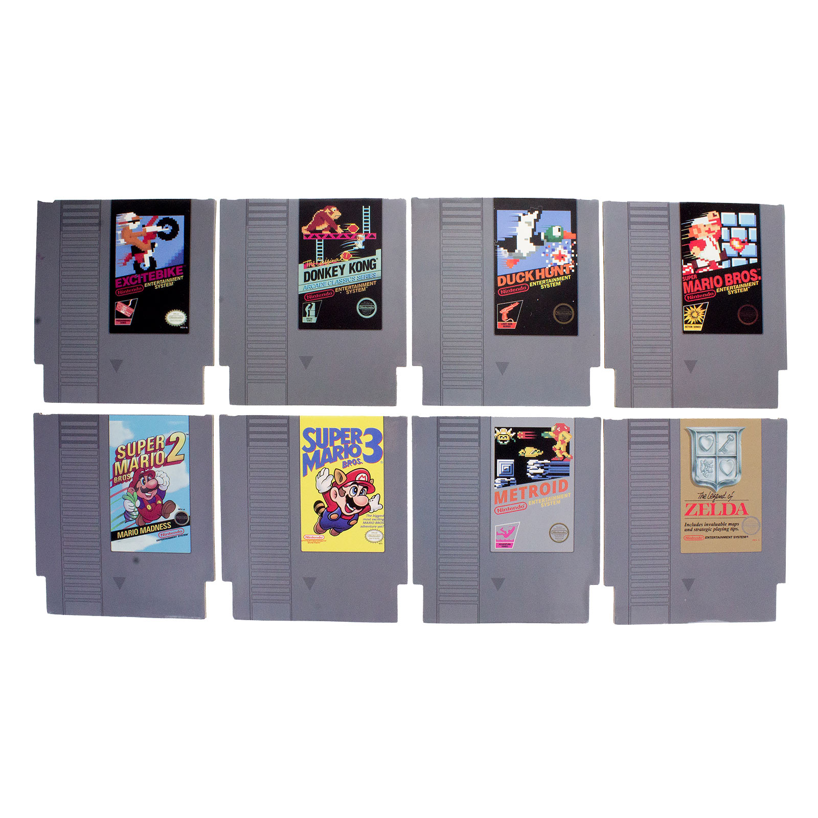 Nintendo - NES Games Untersetzer 8er Set