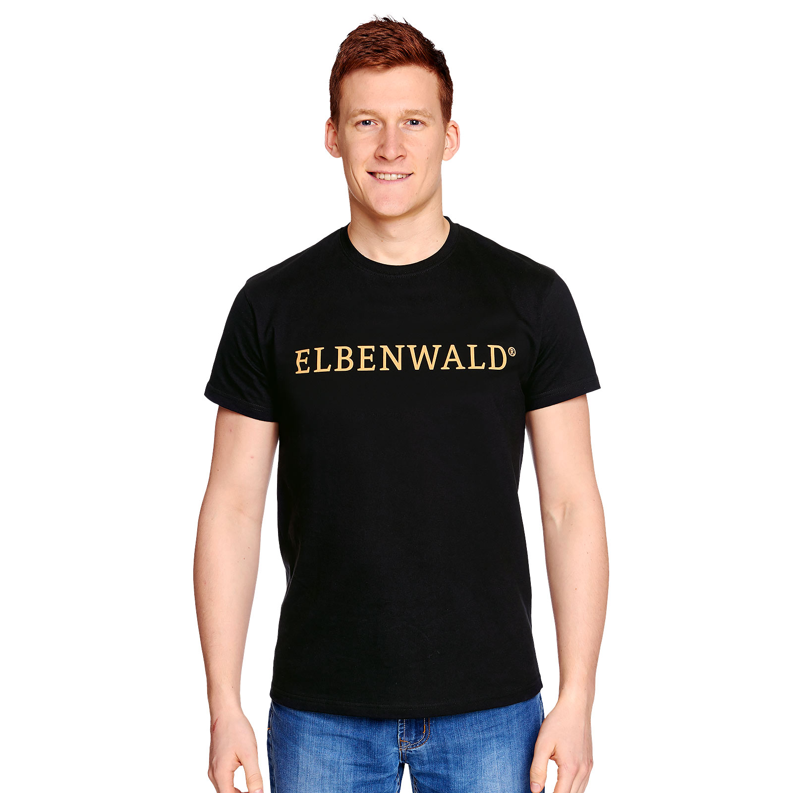 Elbenwald - Classic Logo T-Shirt schwarz
