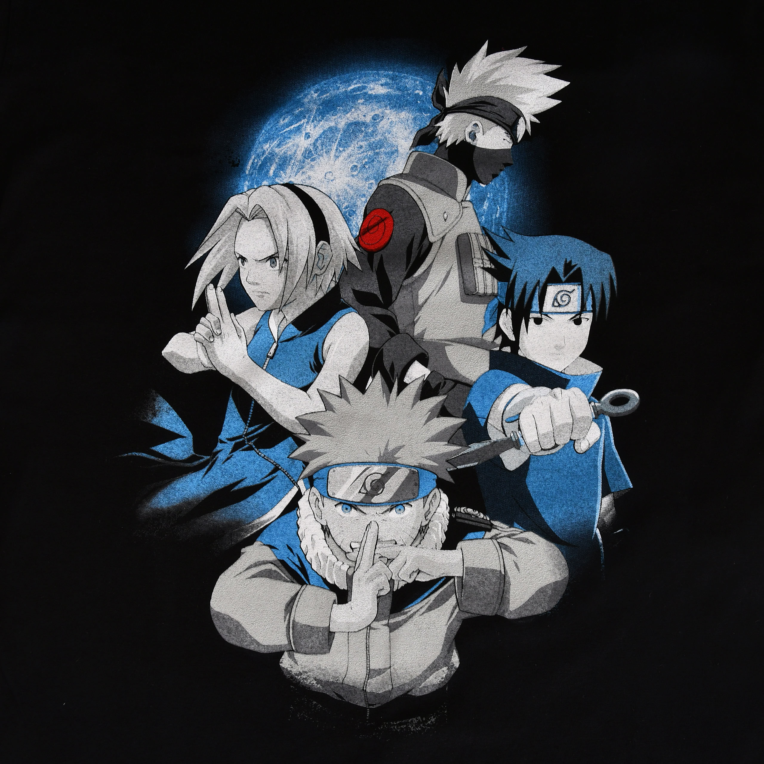 Naruto - Team 7 Group T-Shirt schwarz
