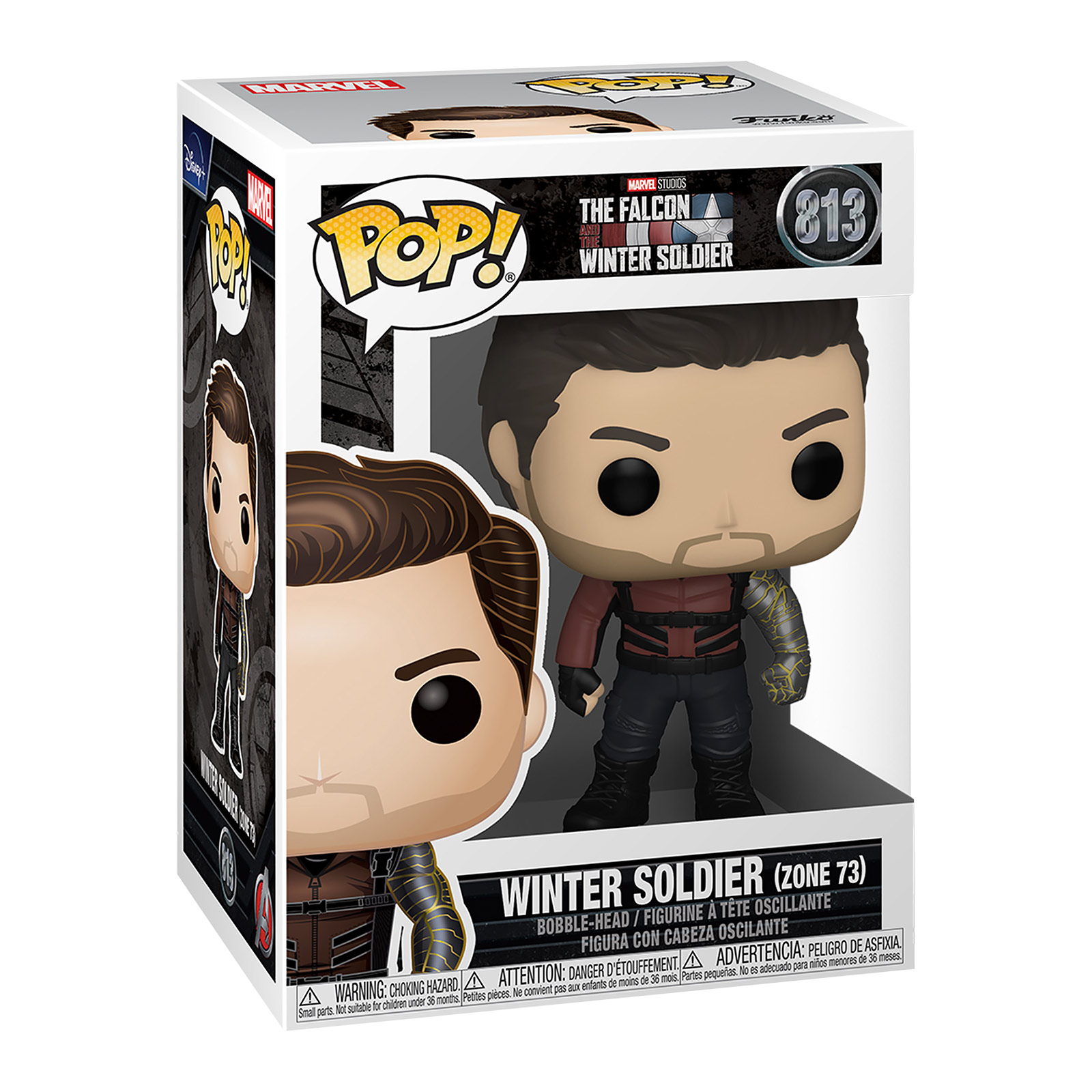 Winter Soldier Zone 73 Funko Pop Figur - The Falcon and the Winter Soldier