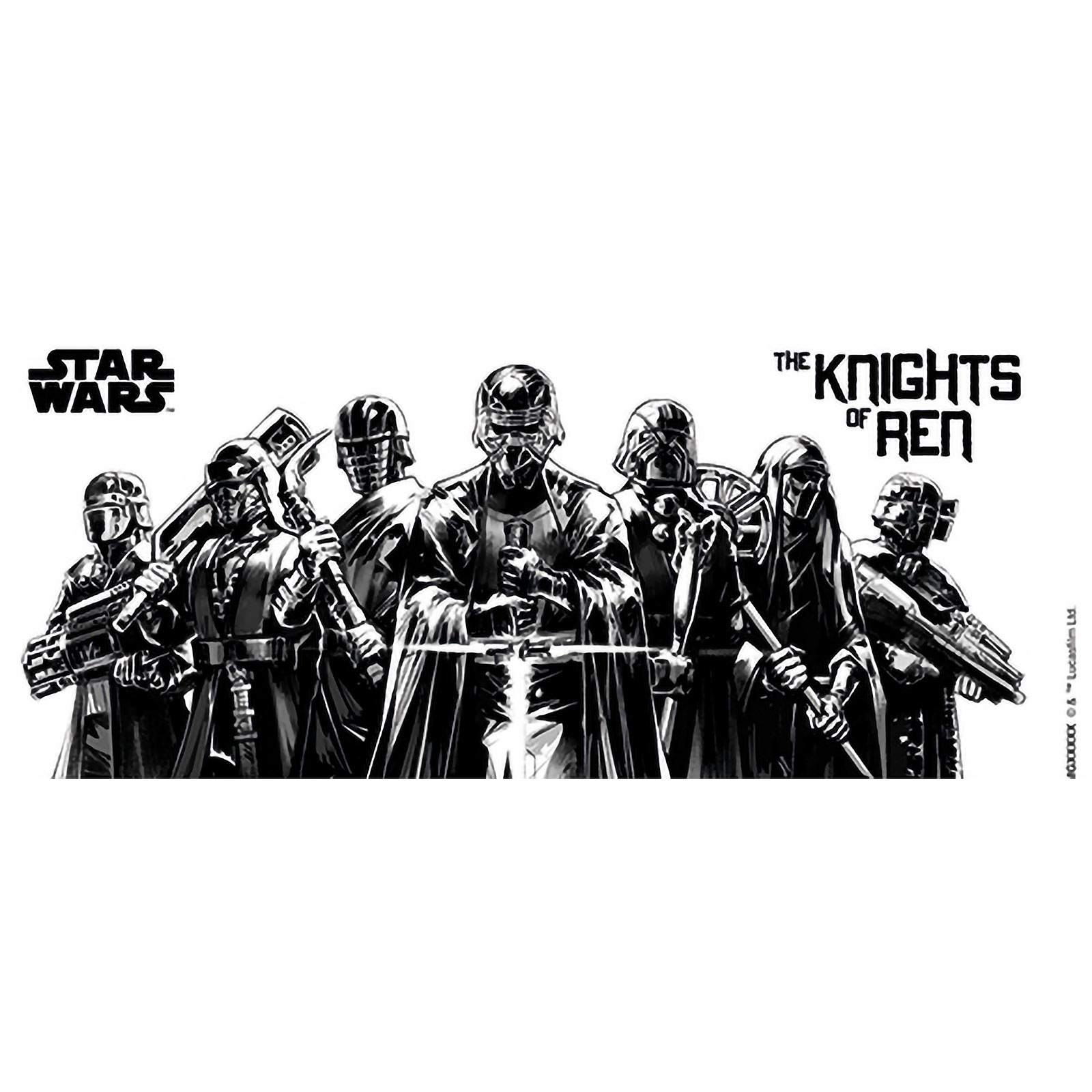 Star Wars - Knights of Ren Tasse schwarz-weiß