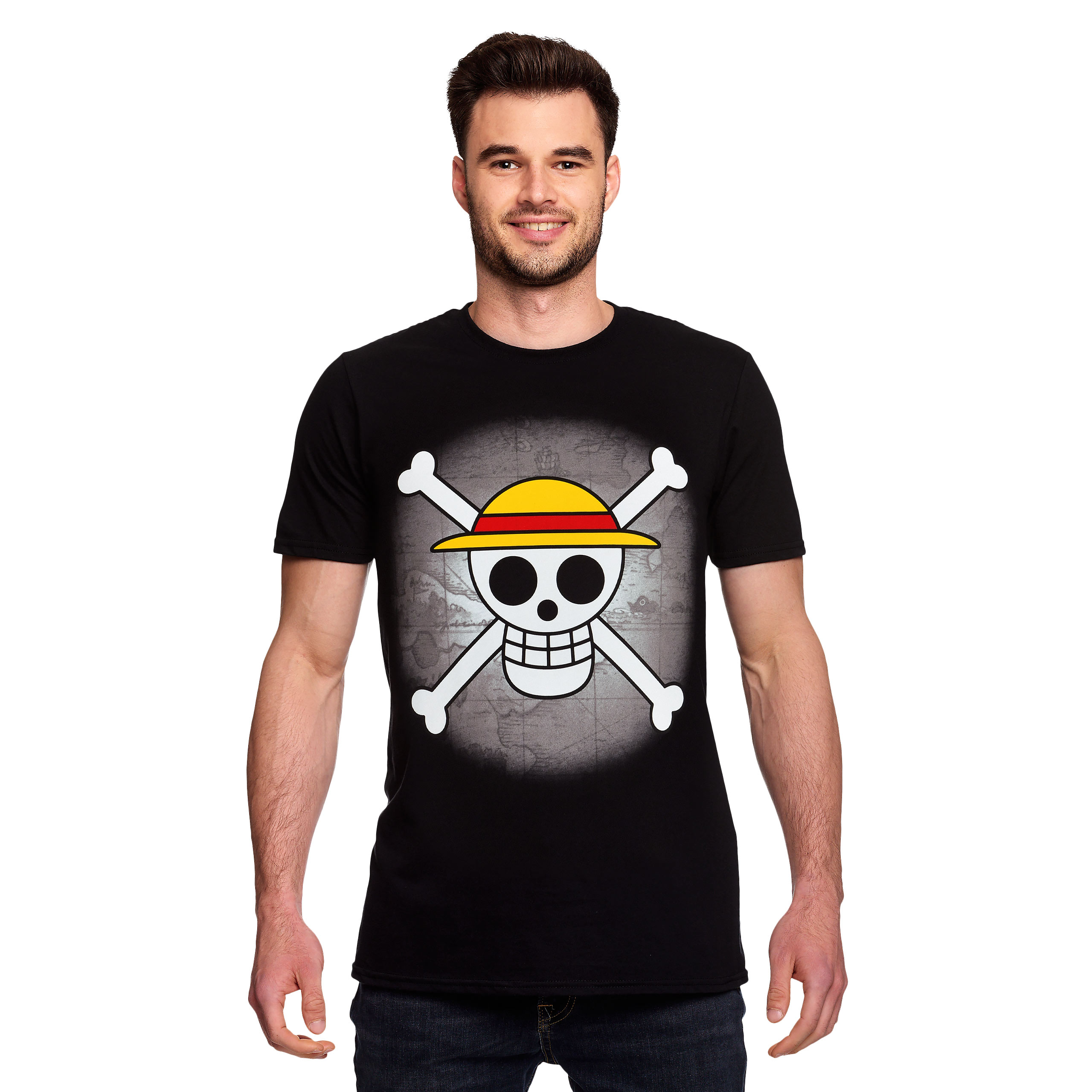 One Piece - Skull T-Shirt schwarz