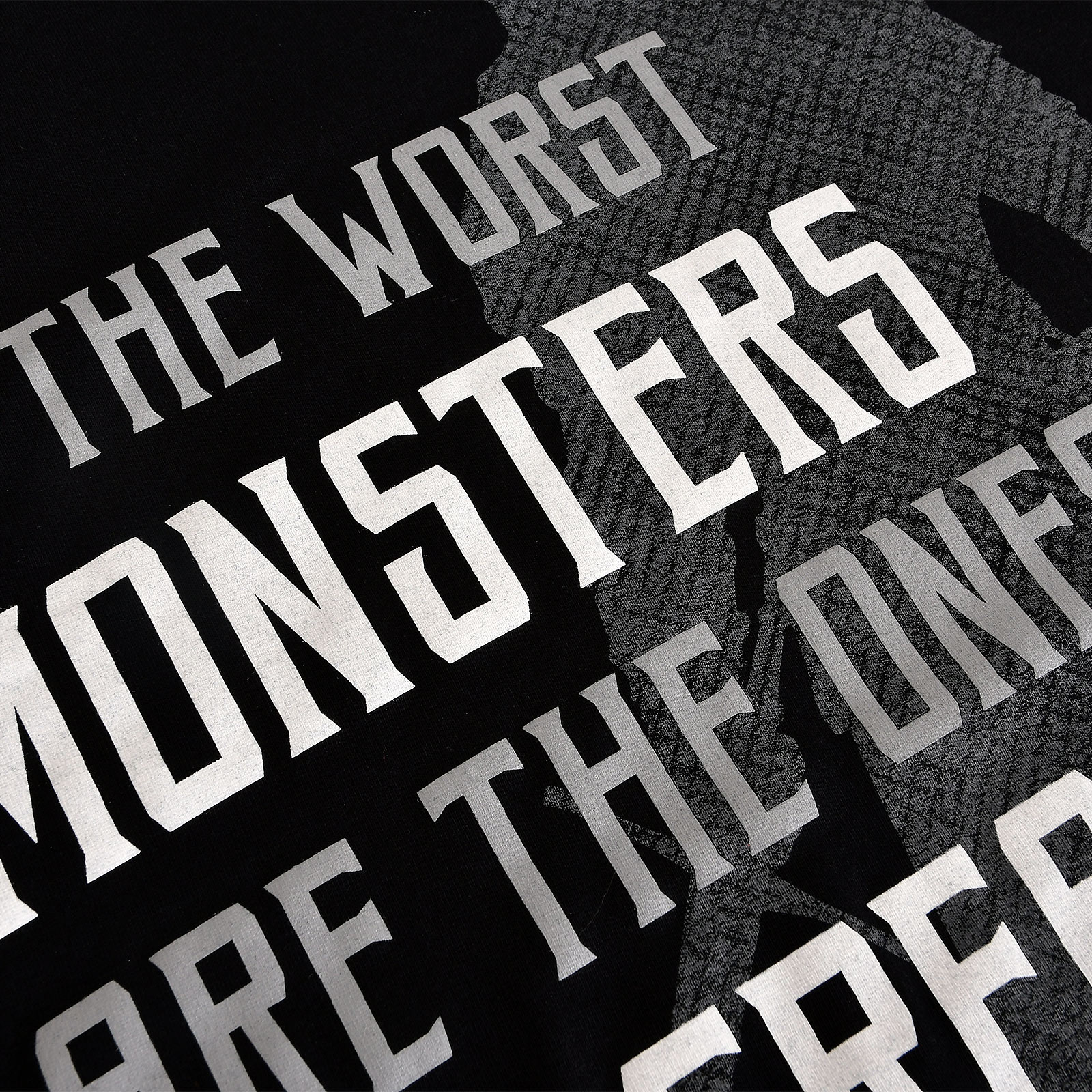 Monsters We Create T-Shirt für Witcher Fans schwarz