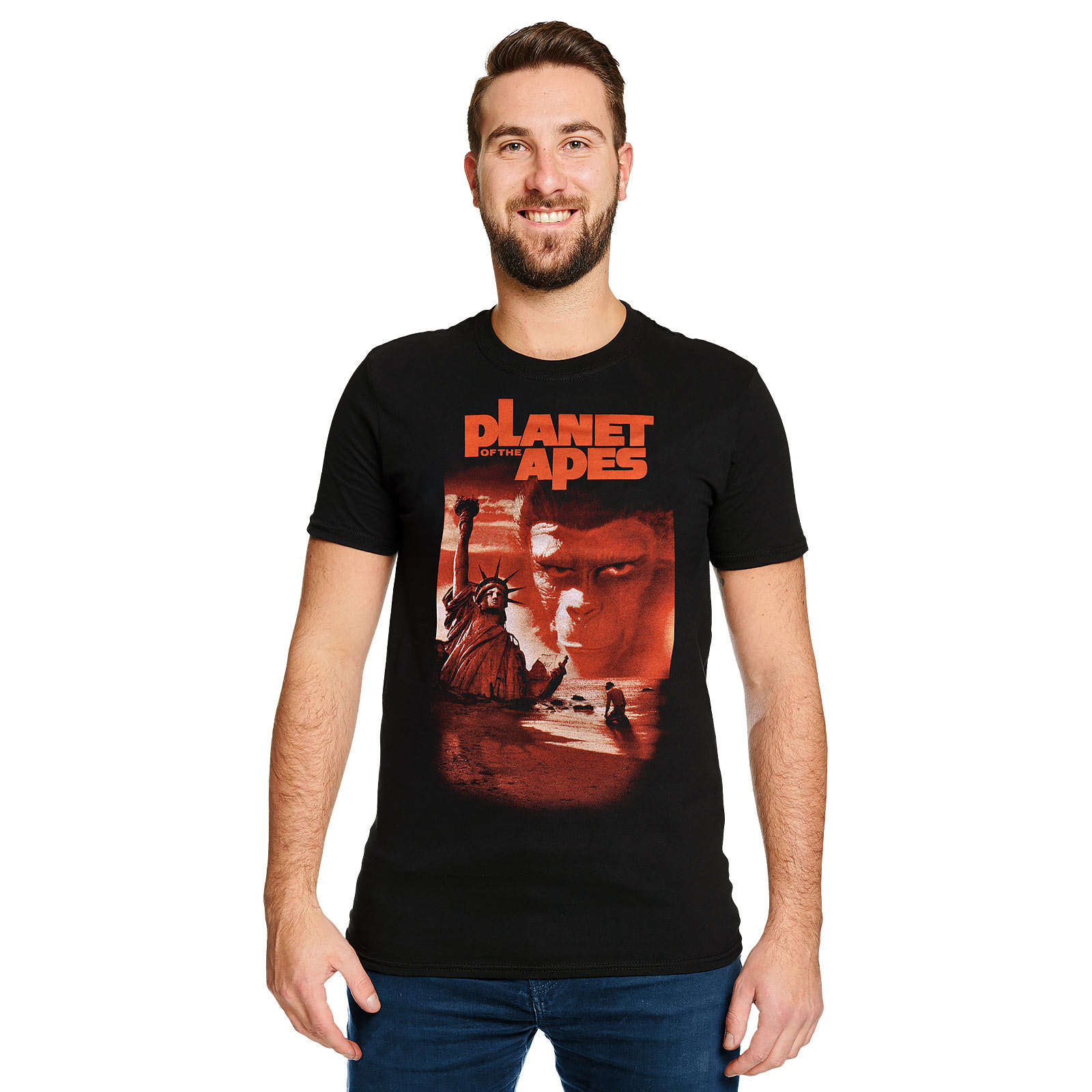 Planet der Affen - Classic Movie Poster 1968 T-Shirt schwarz