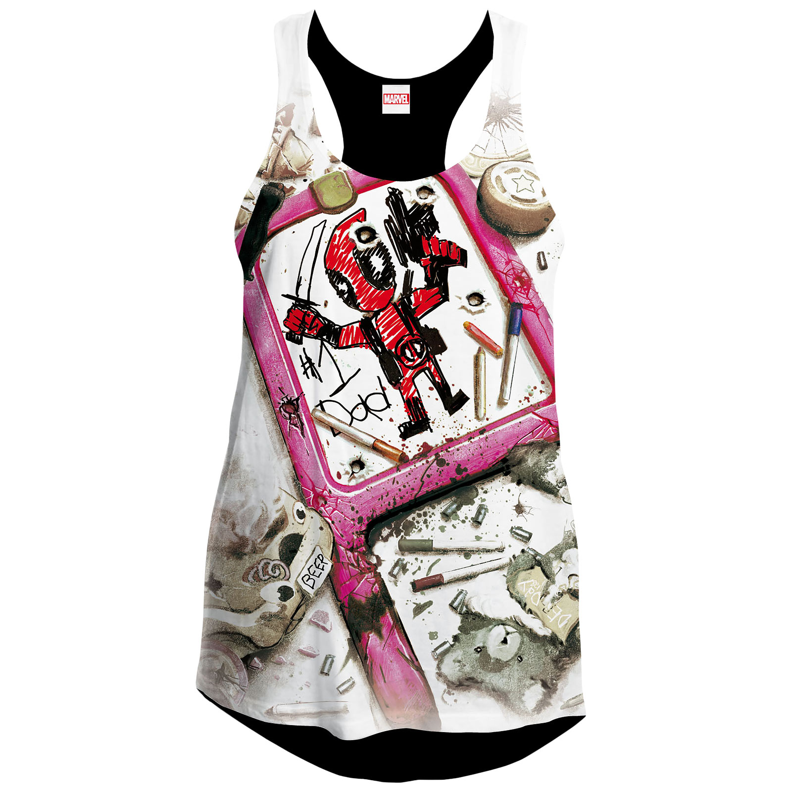 Deadpool - Drawing Tank Top