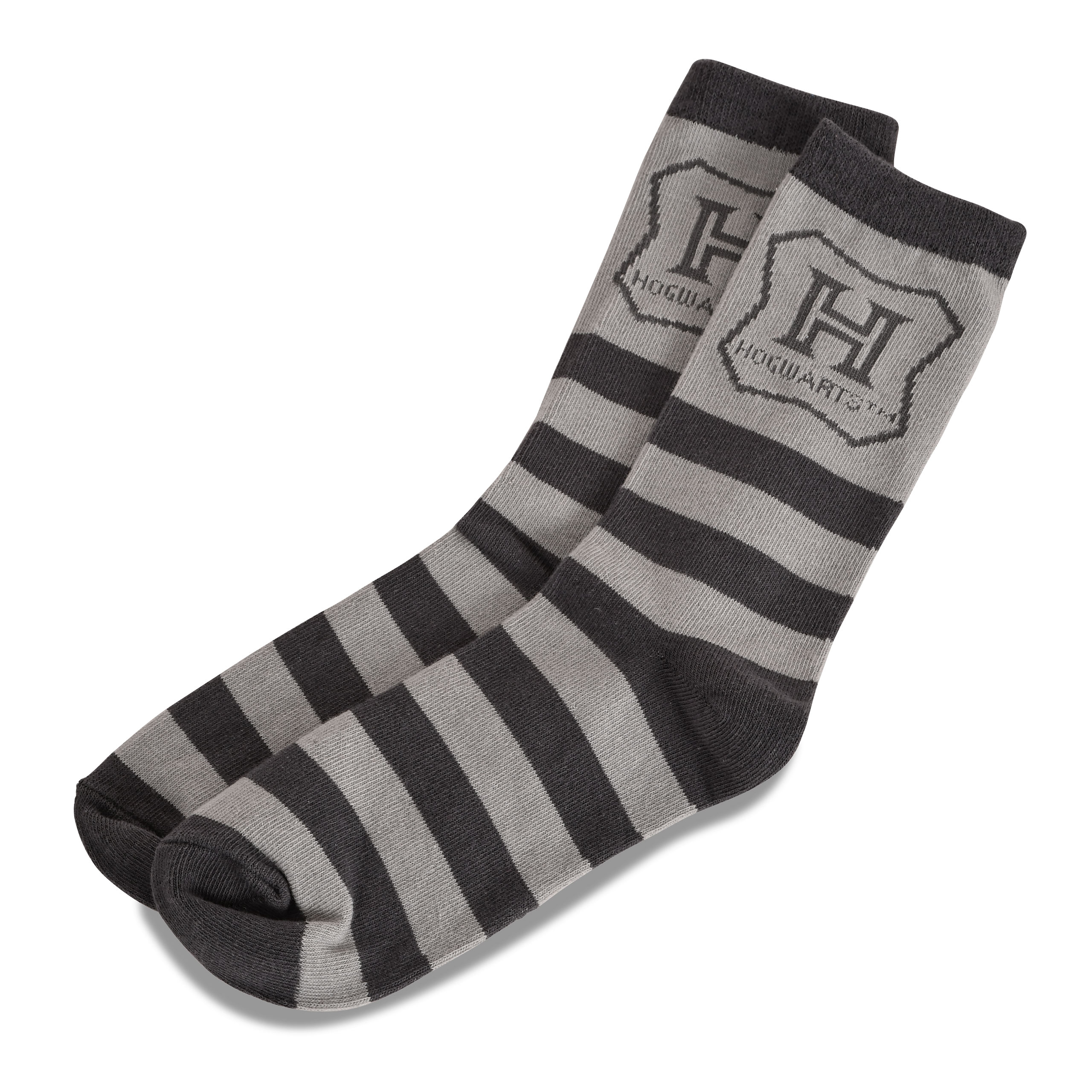 Harry Potter - Hogwarts Wappen Socken schwarz-grau