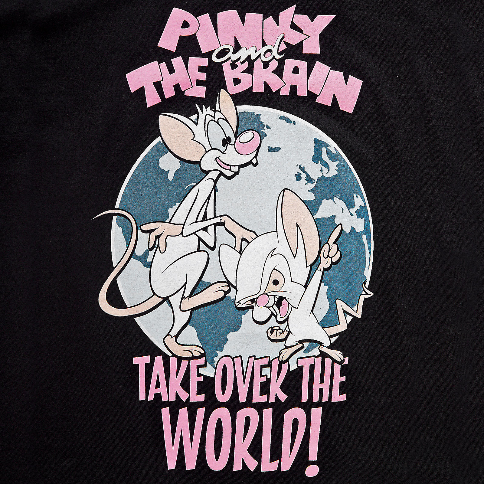 Pinky und der Brain - Take Over The World T-Shirt schwarz
