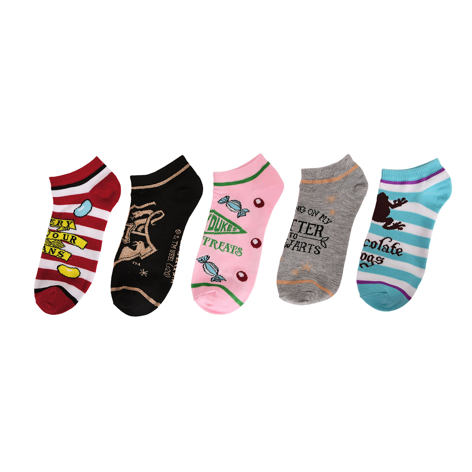 Harry Potter - Honeydukes Sneaker Socken 5er Set