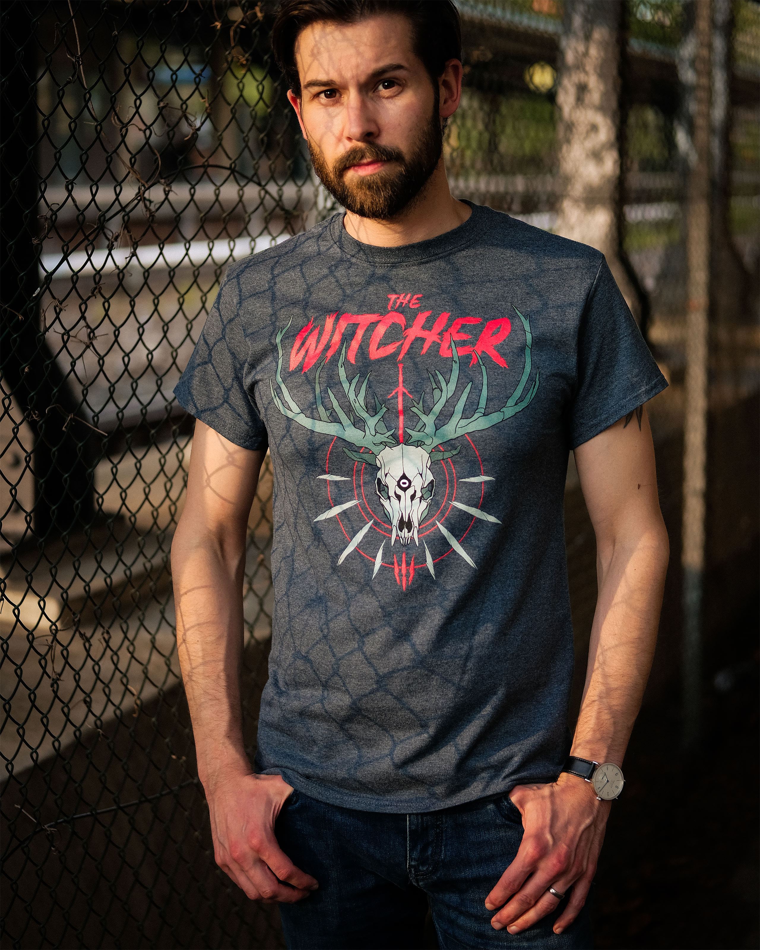 Witcher - Trophy Hunter T-Shirt grau