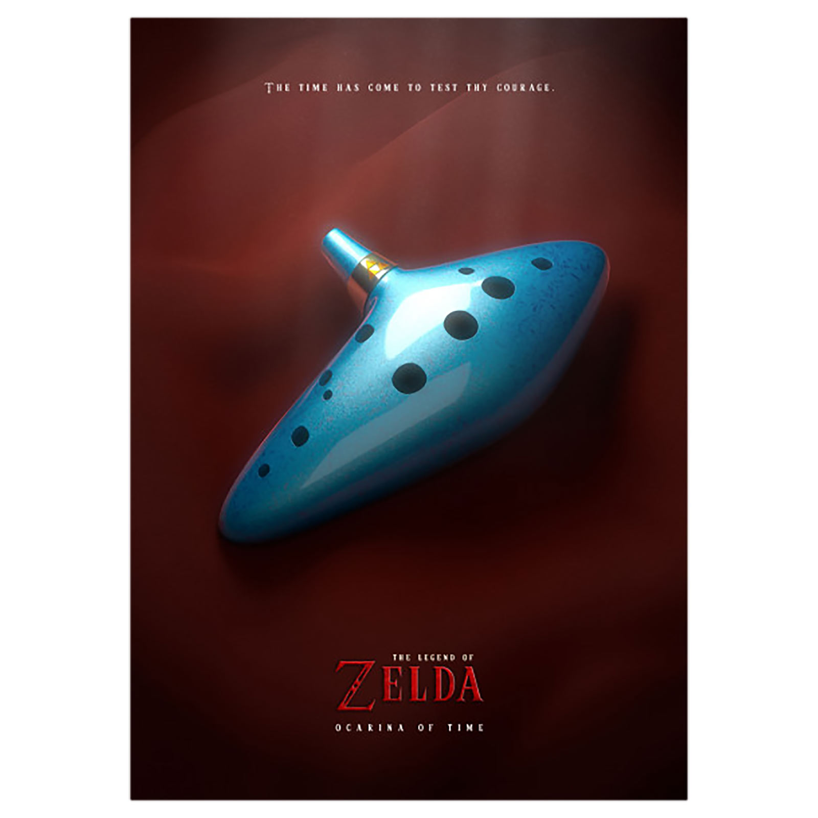 Okarina der Zeit Metall Poster für Zelda Fans