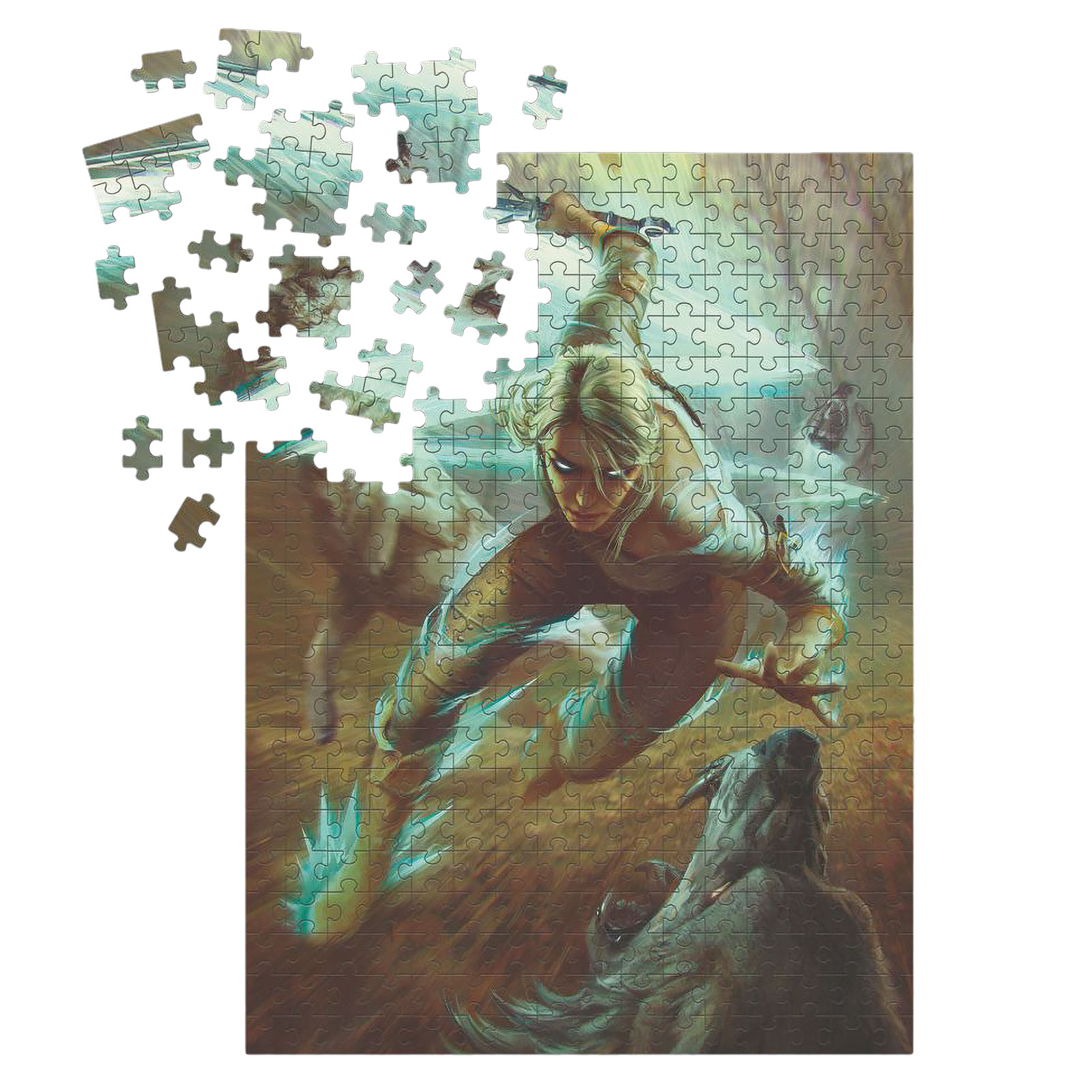 Witcher - Ciri vs. The Wolves Puzzle
