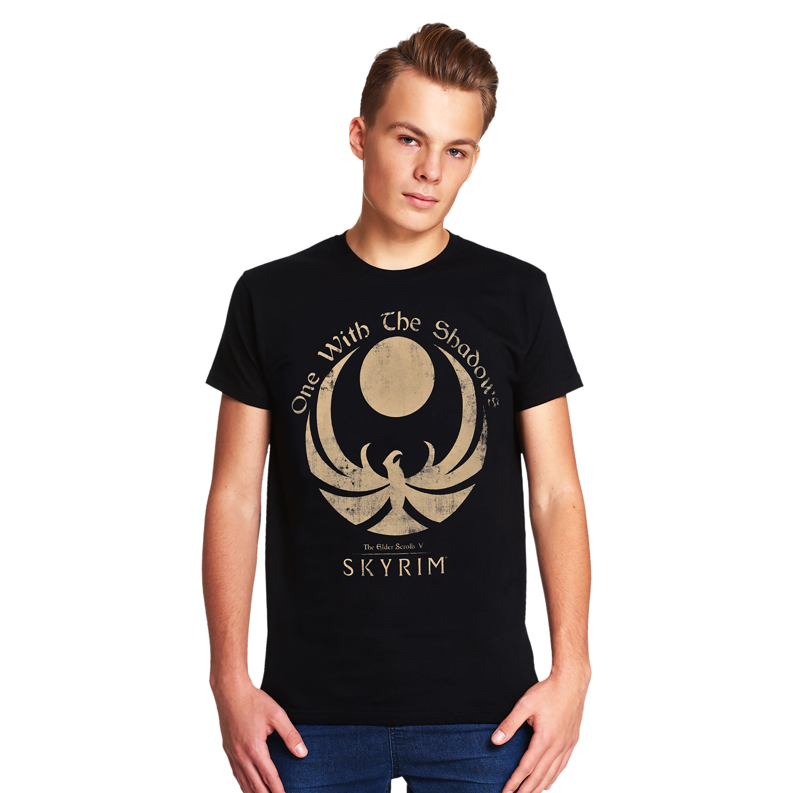 Skyrim - One With the Shadows T-Shirt schwarz