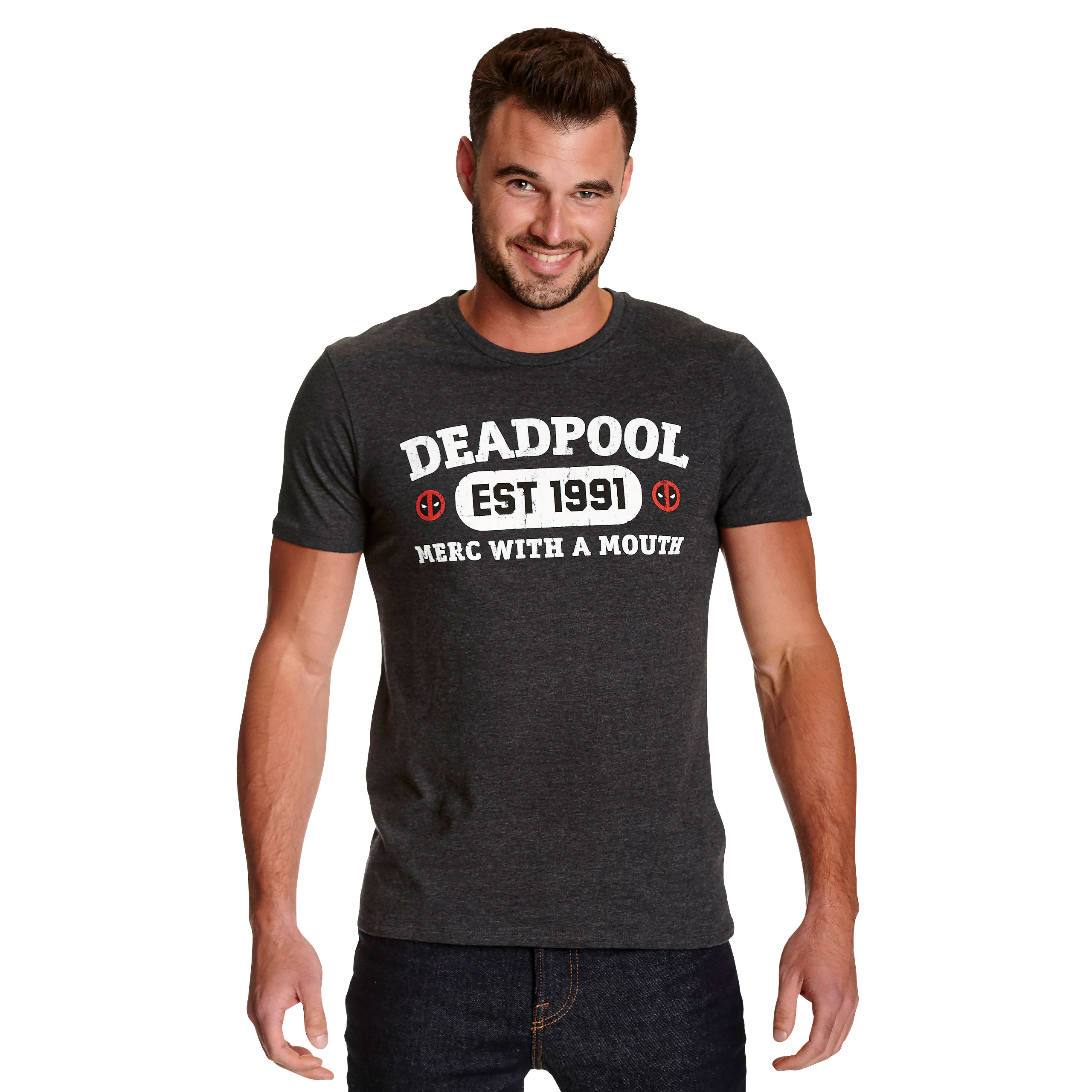 Deadpool - Est 1991 T-Shirt grau