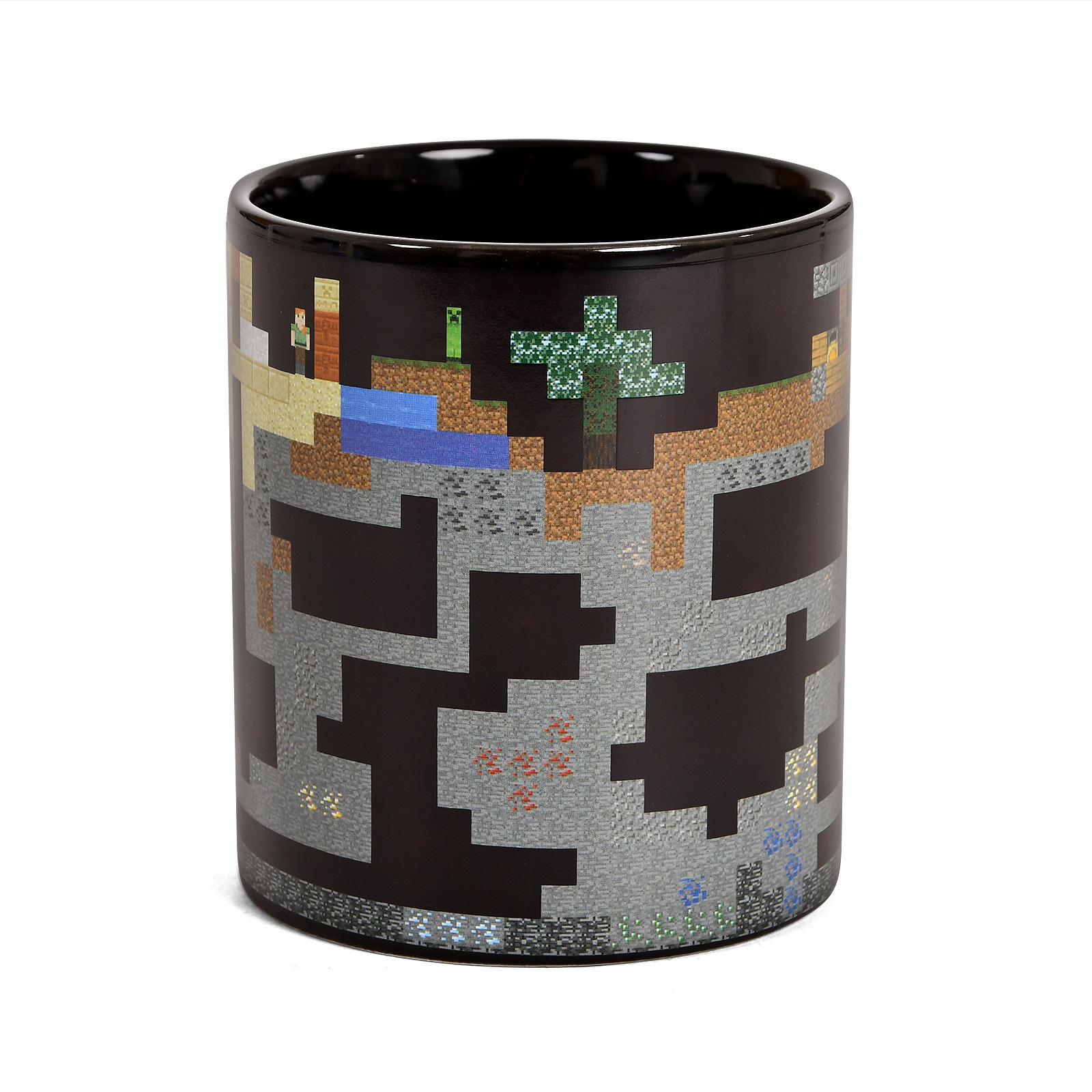 Minecraft - Pixel World Thermoeffekt Tasse Minecraft - Pixel World Thermoeffekt Tasse