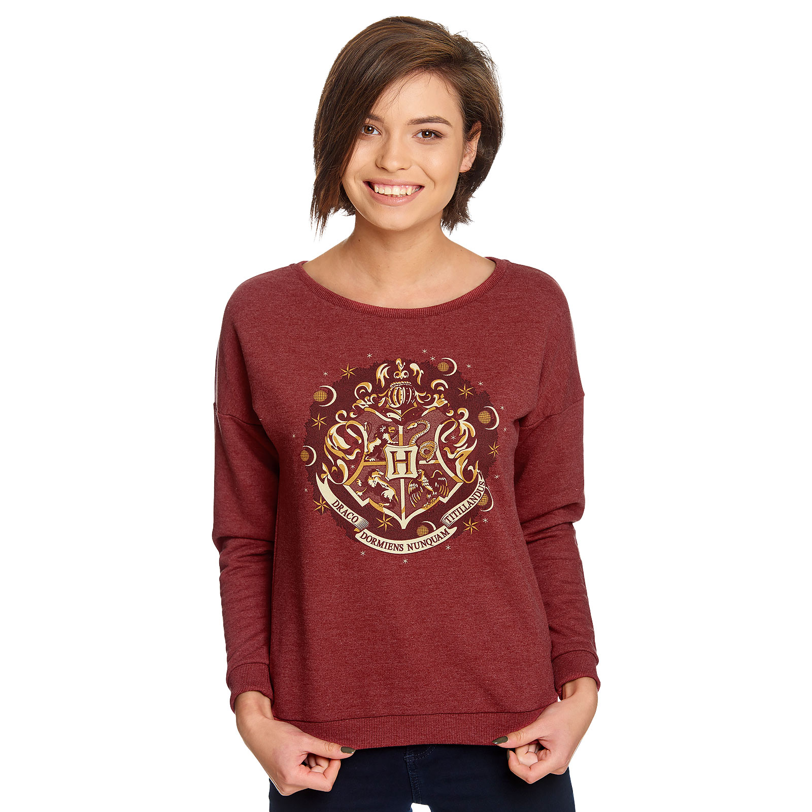 Harry Potter - Hogwarts Wappen Sweater Damen
