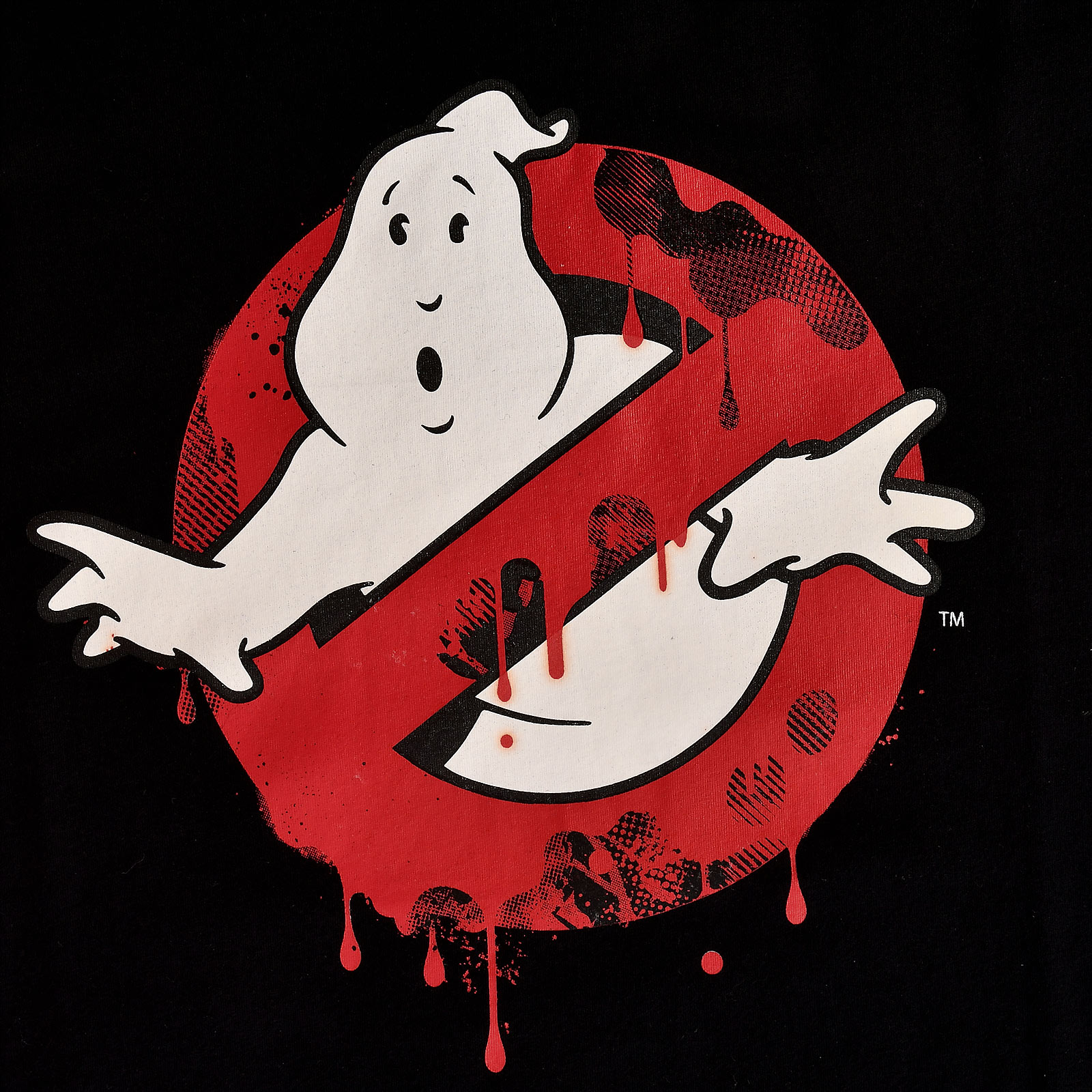 Ghostbusters - Glow in the Dark Logo T-Shirt schwarz
