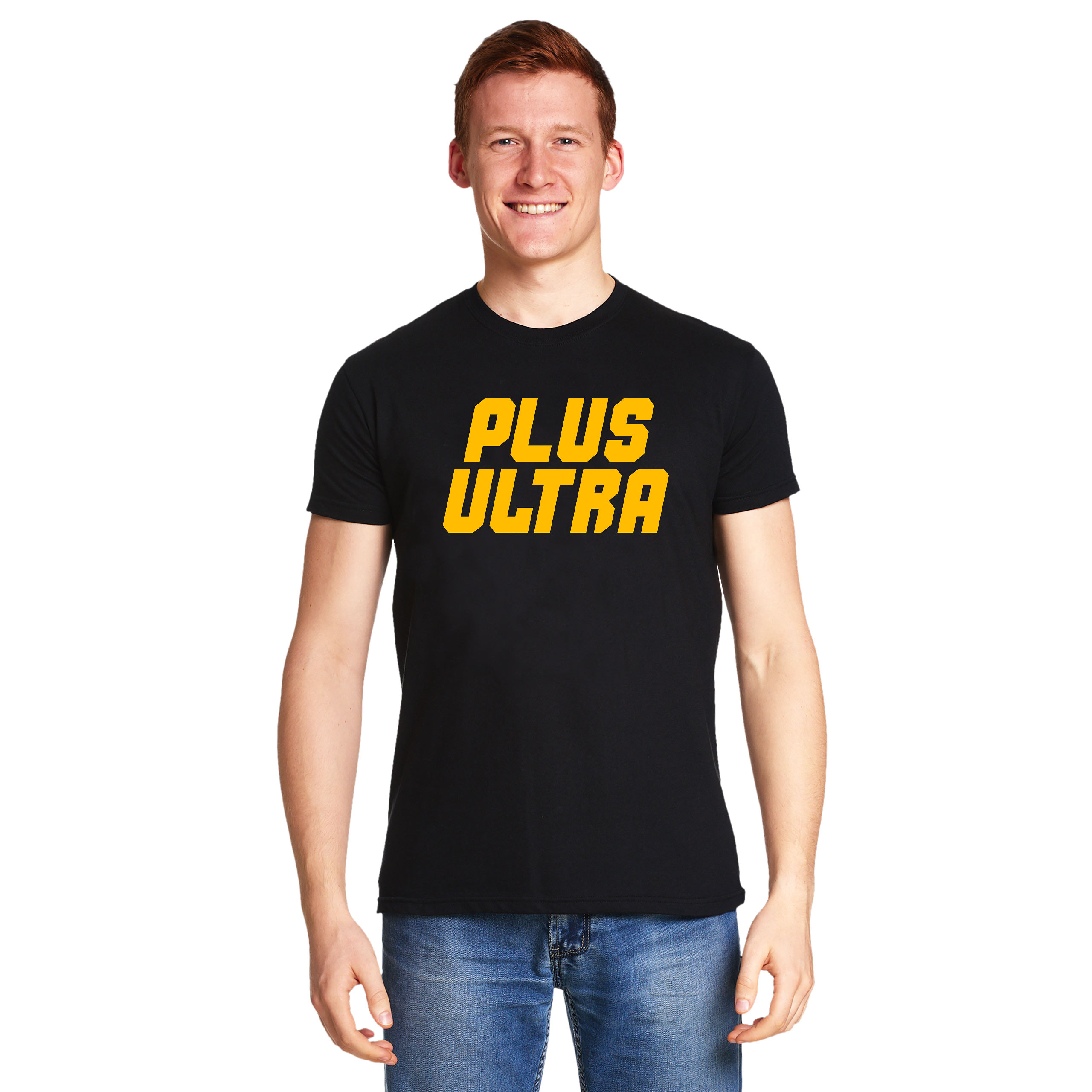 Plus Ultra T-Shirt für My Hero Academia Fans schwarz