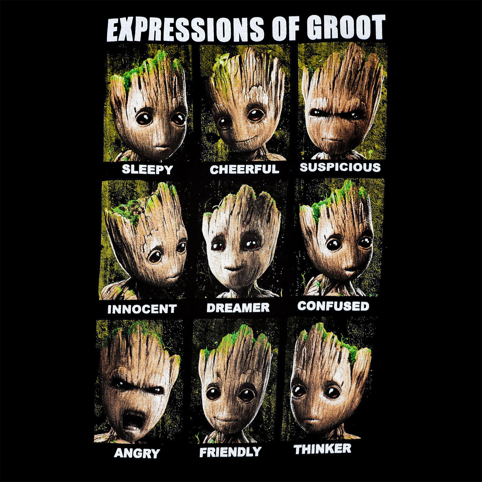 Guardians of the Galaxy - Groot Expressions Tank Top schwarz