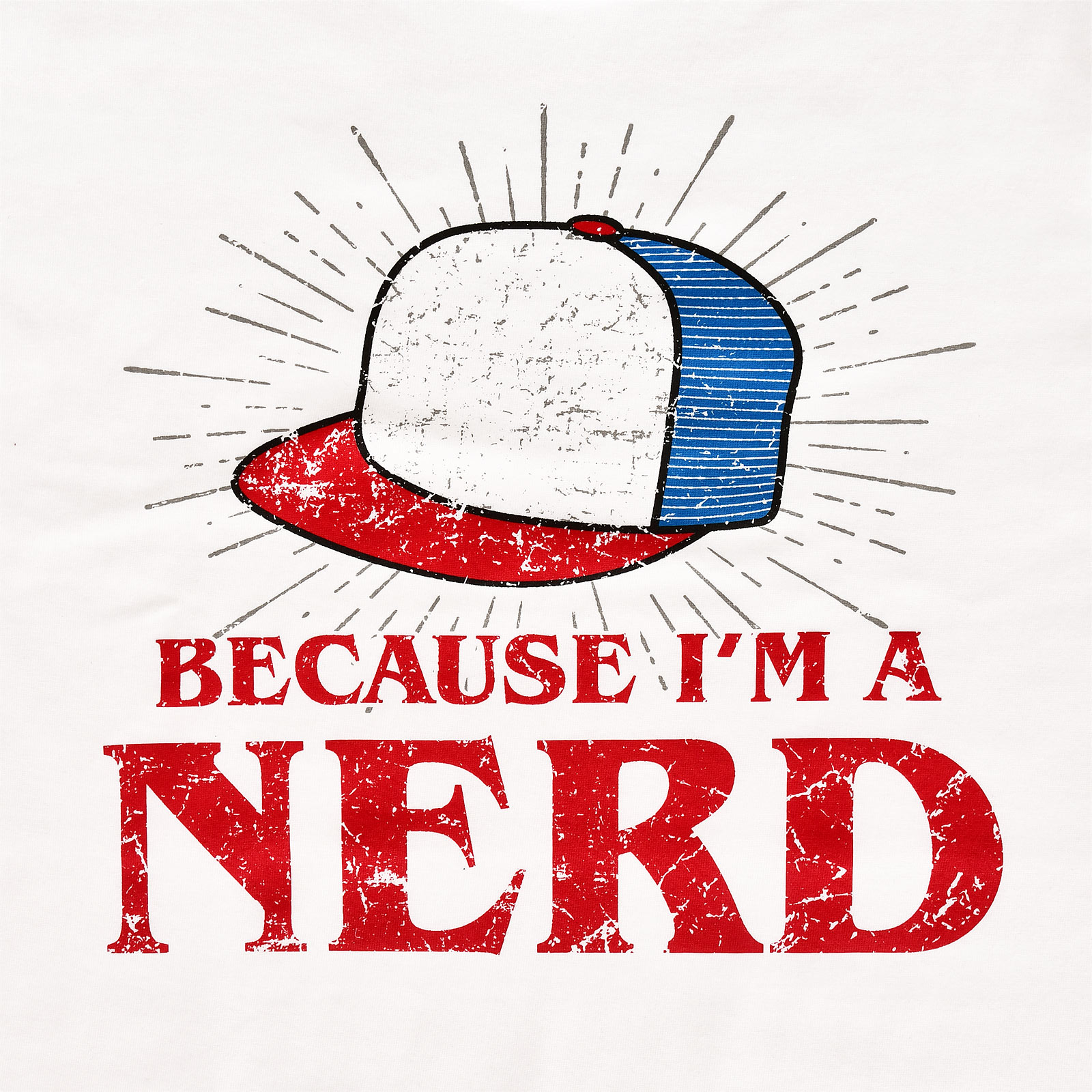 Dustin Nerd T-Shirt für Stranger Things Fans weiß