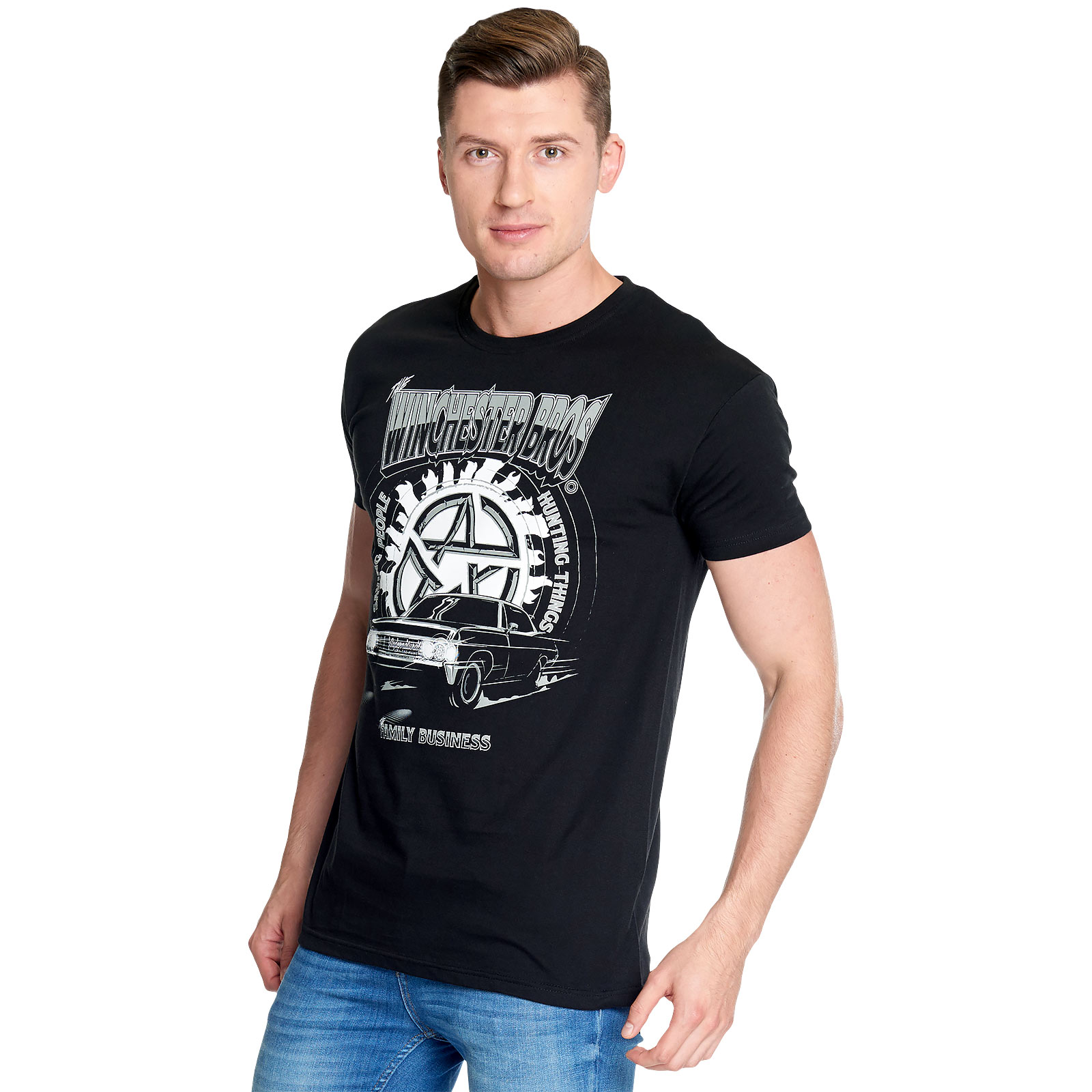Supernatural - Winchester Bros T-Shirt schwarz