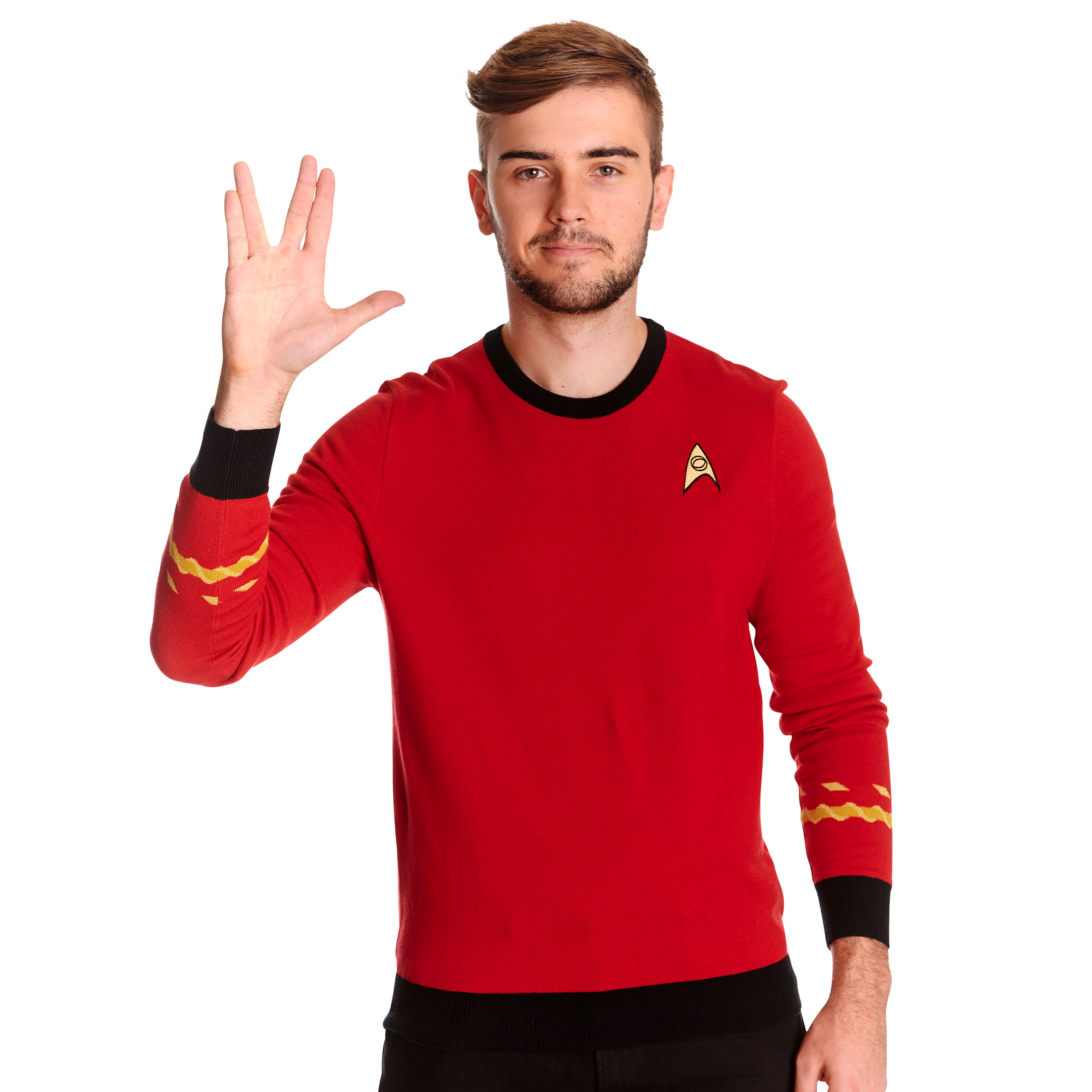 Star Trek - Scotty Uniform Strickpullover rot